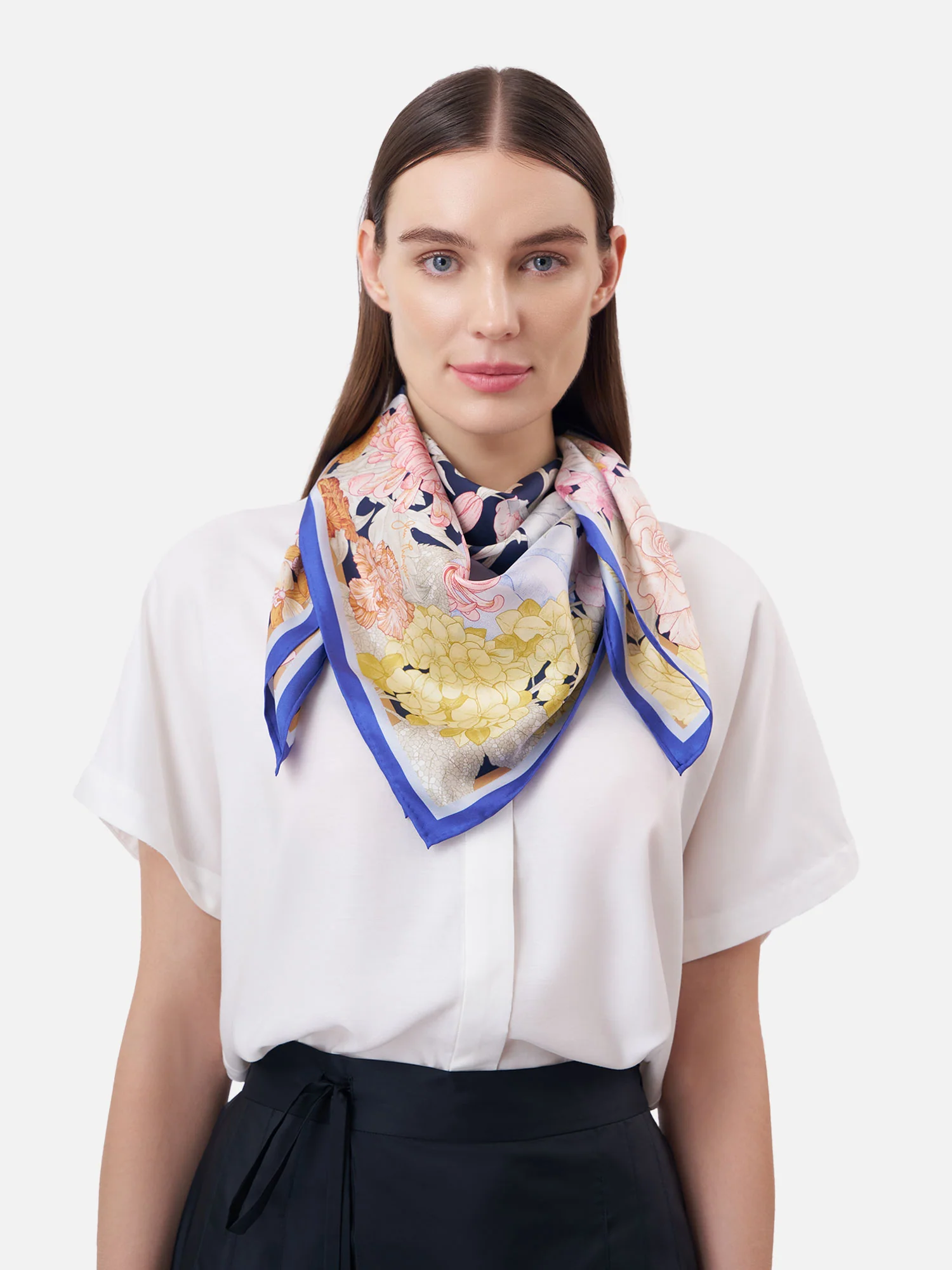 12 Zodiacs Silk Scarf - Image 3