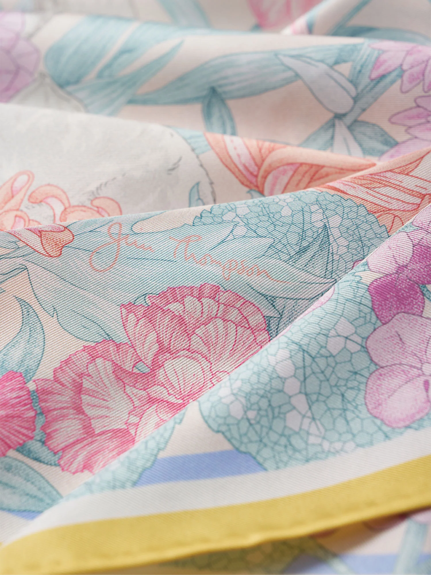 12 Zodiacs Silk Scarf - Image 2