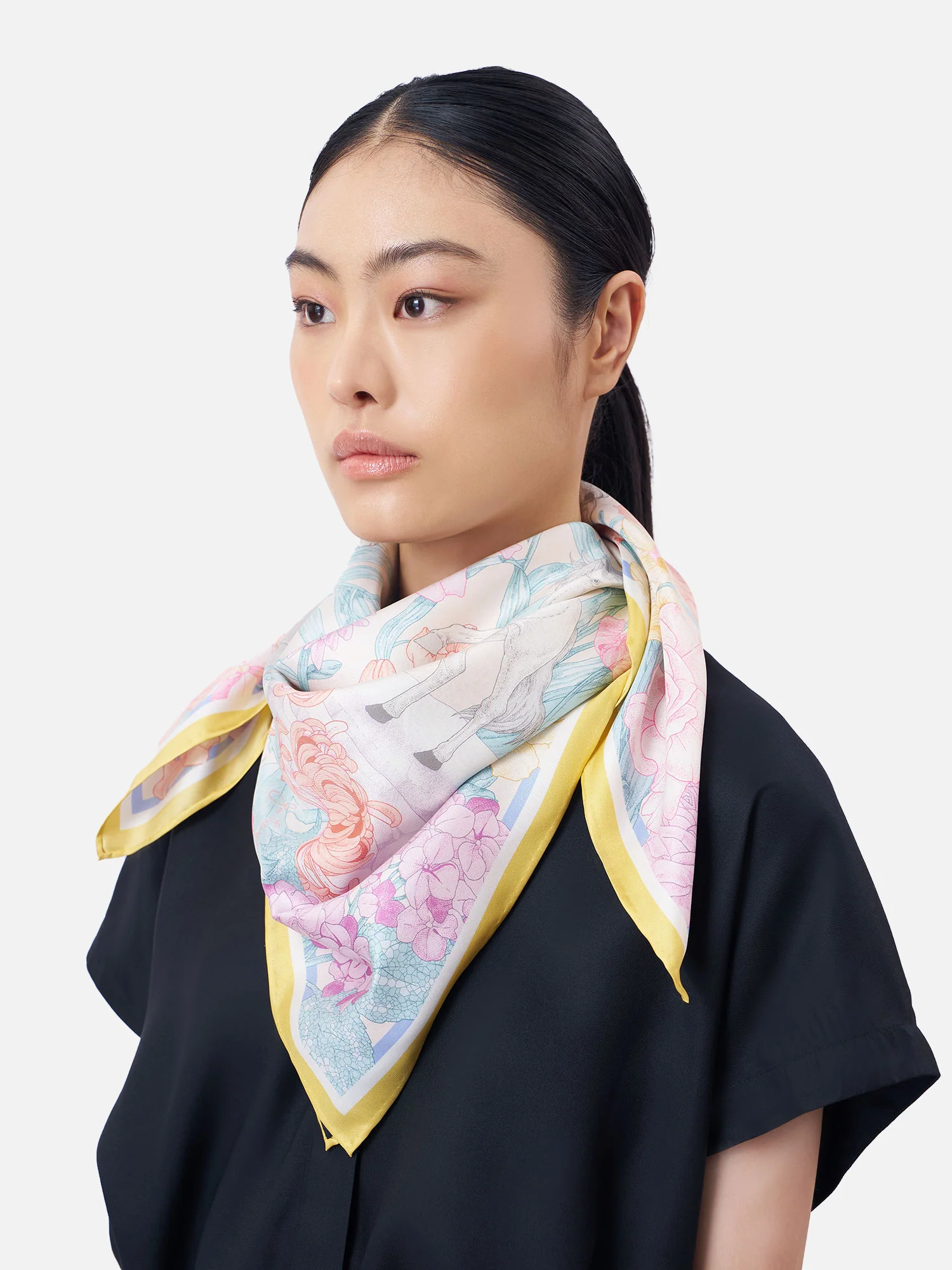 12 Zodiacs Silk Scarf - Image 3