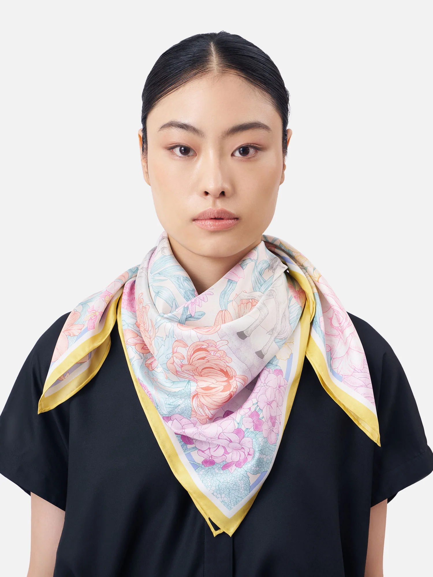 12 Zodiacs Silk Scarf - Image 4