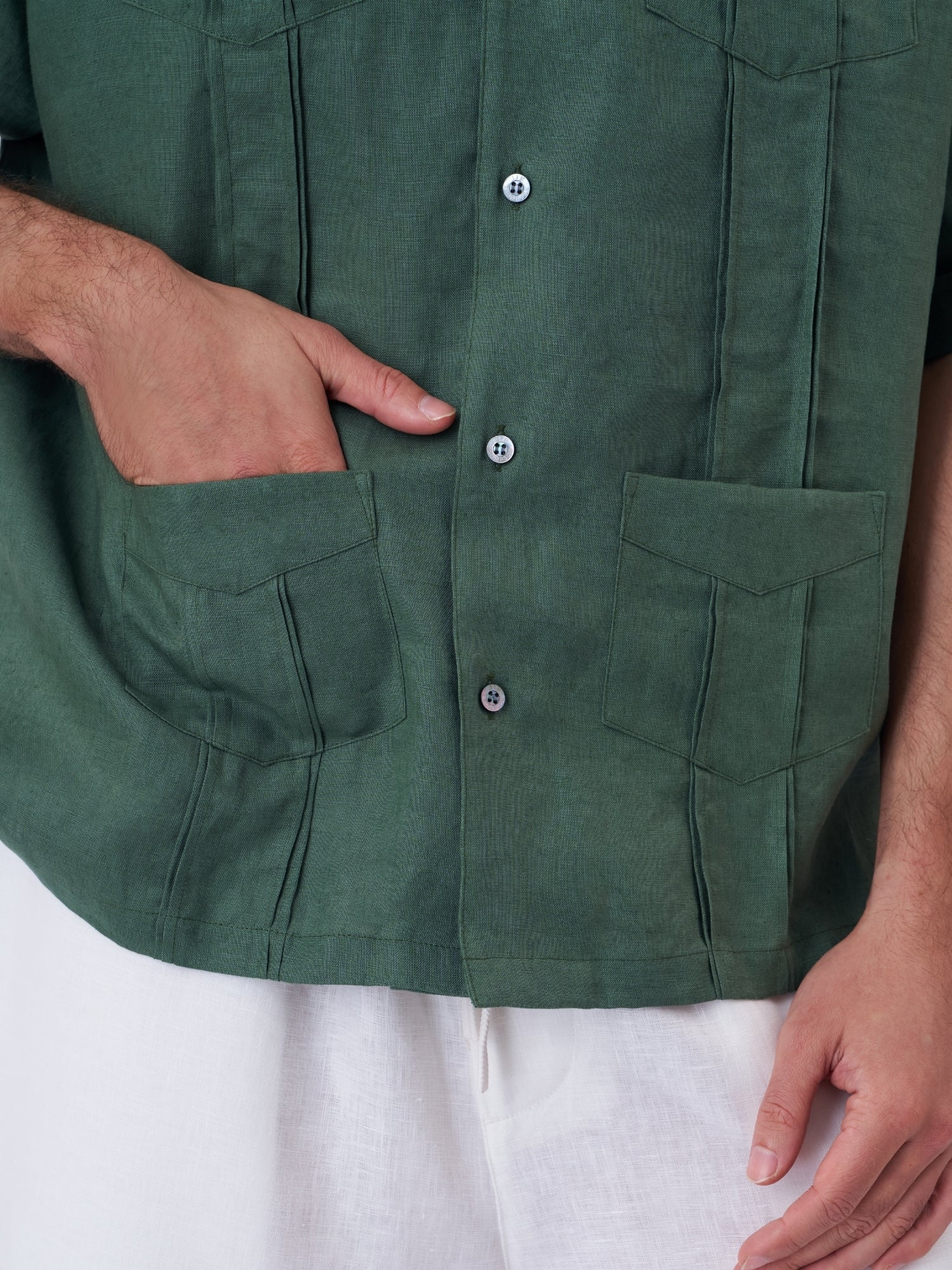 4-Pocket Linen Shirt - Image 3
