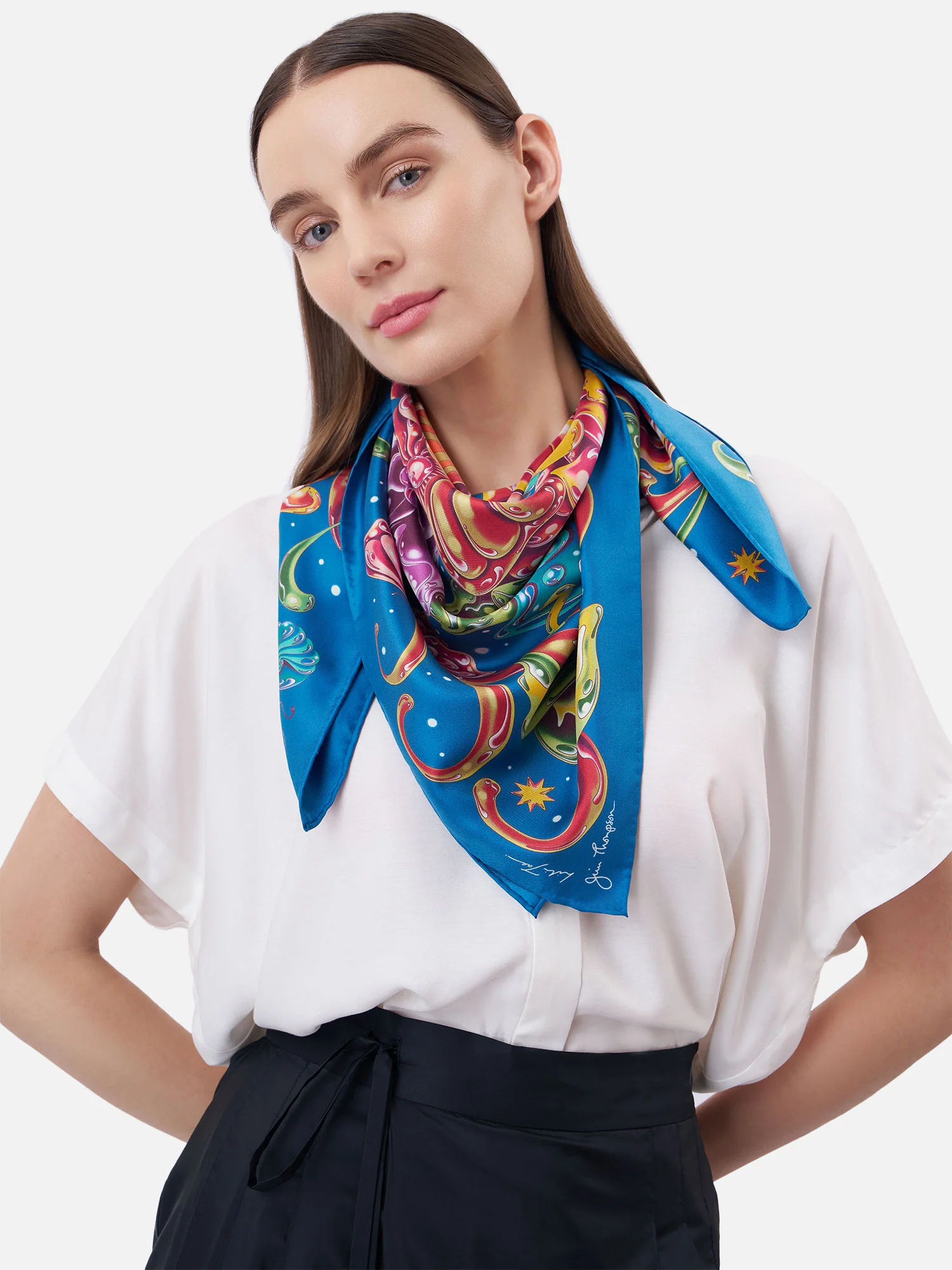 Adorn Silk Scarf - Image 3