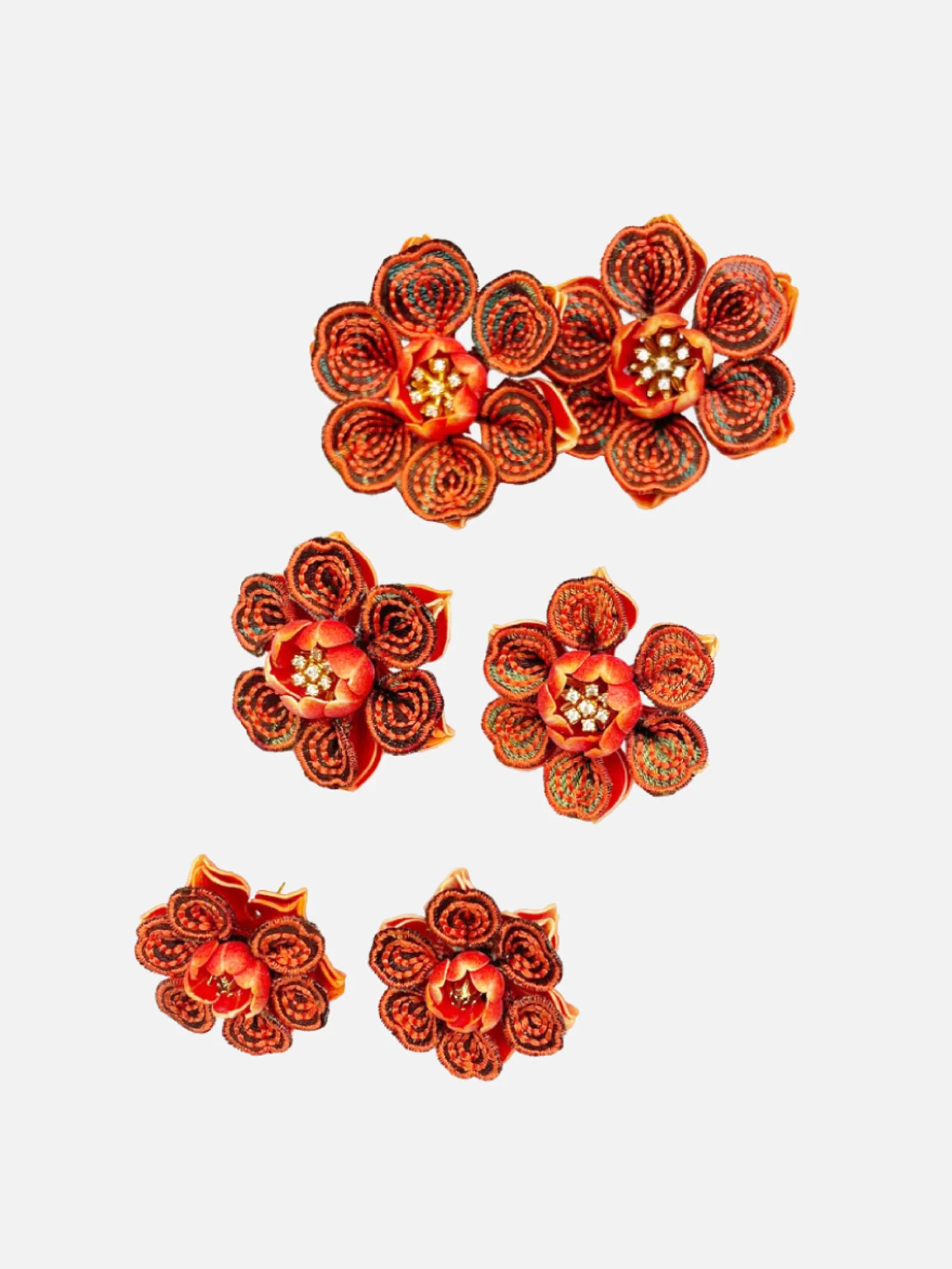Arun Flower Earrings - Image 3