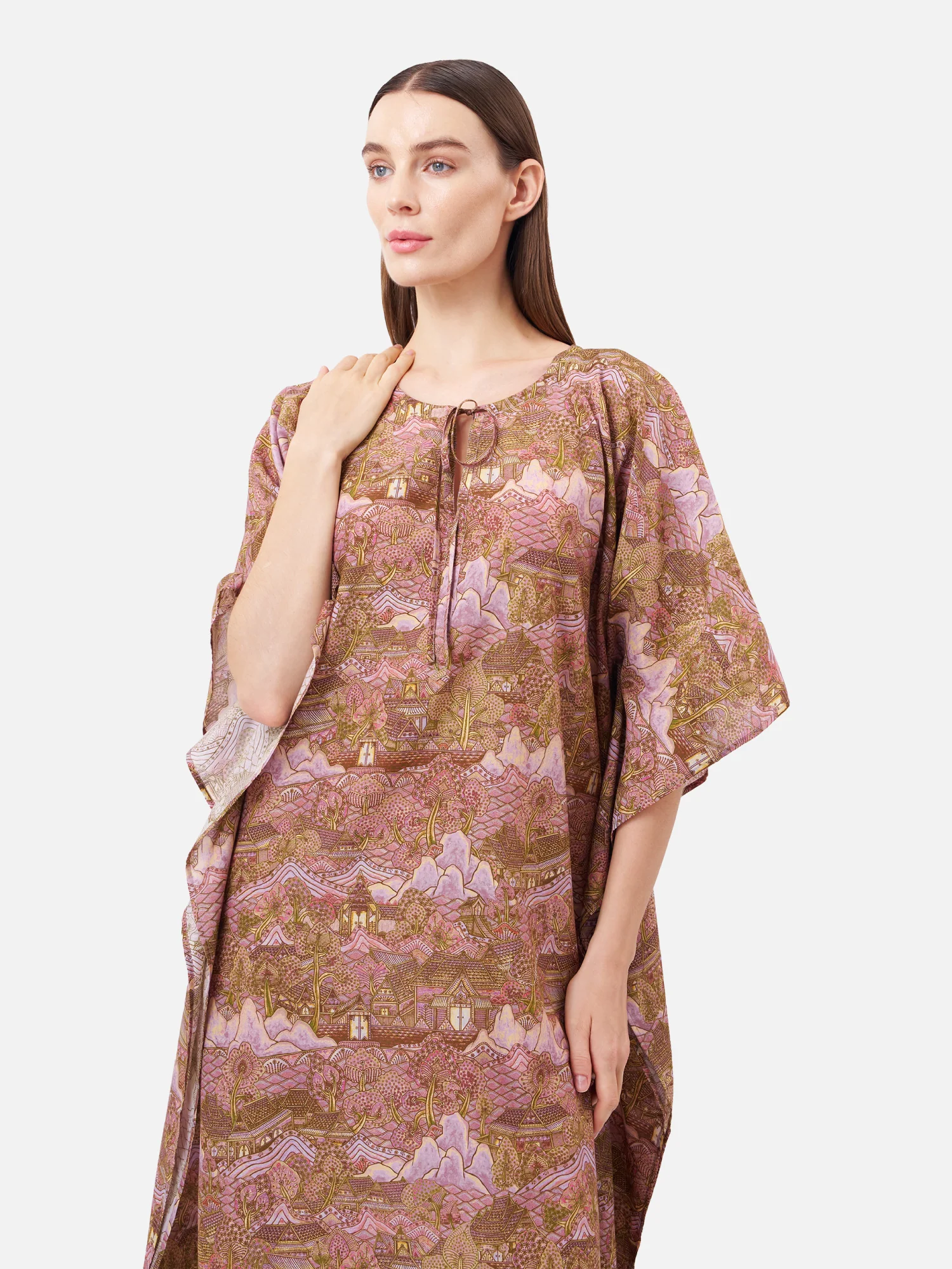 Ayothaya Kingdom Keyhole Kaftan - Image 4