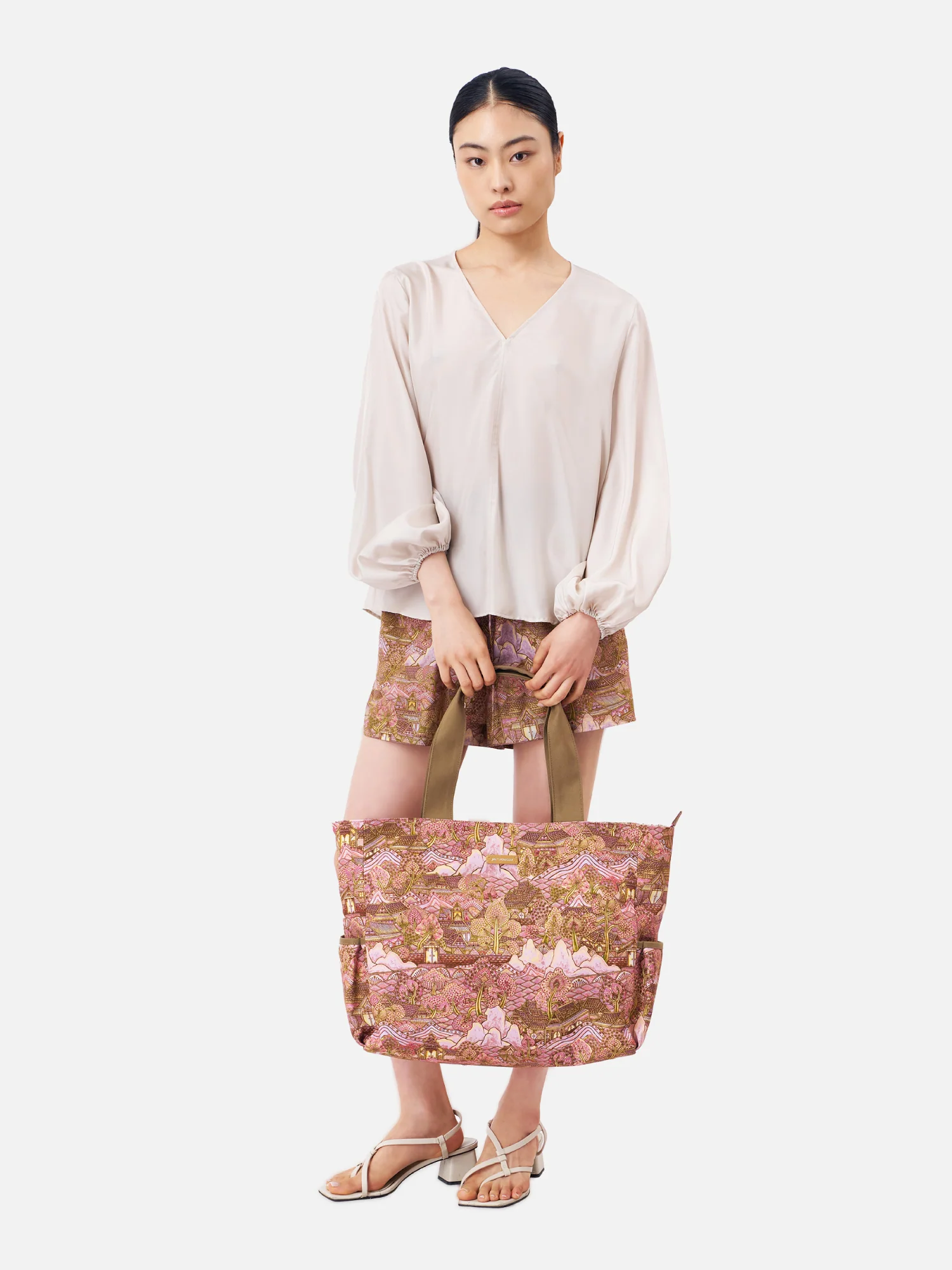 Ayothaya Kingdom Large Canvas Tote - Image 3