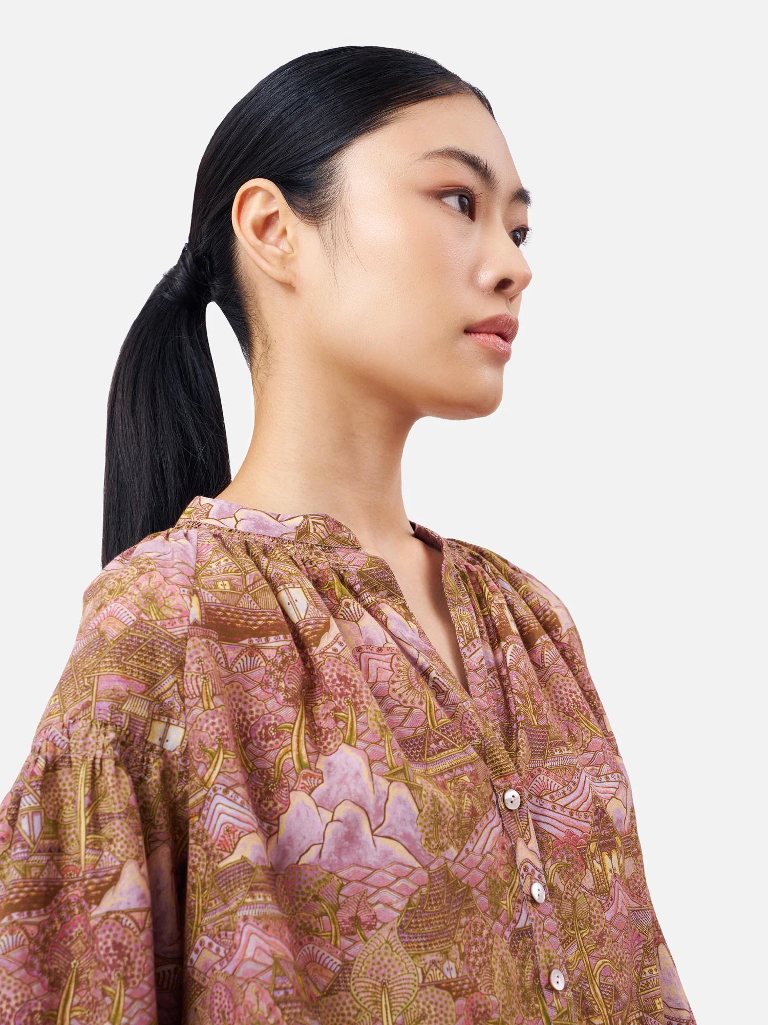 Ayothaya Kingdom Raglan Blouse - Image 3