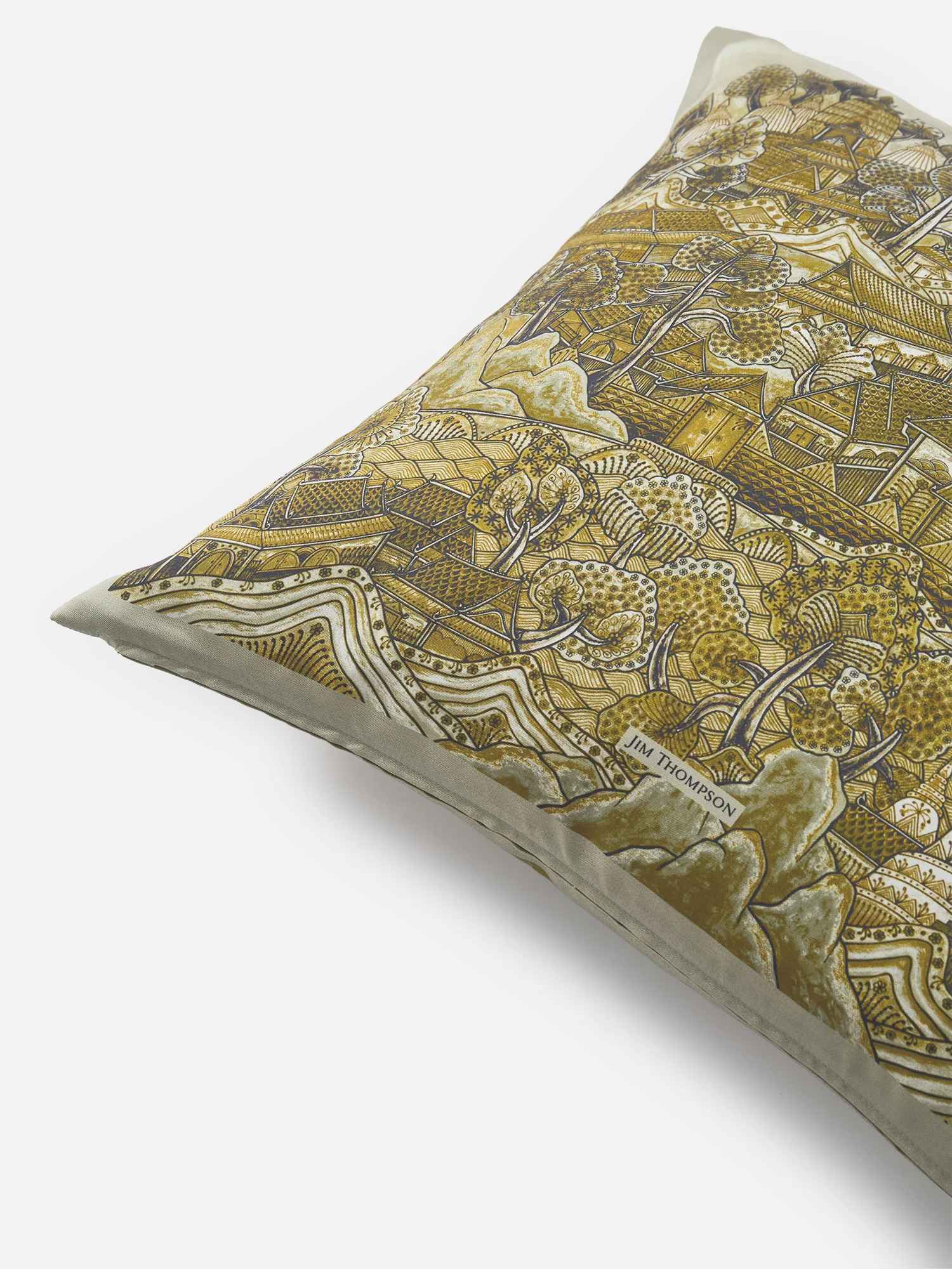 Ayothaya Kingdom Silk Cushion Cover 18" - Image 4
