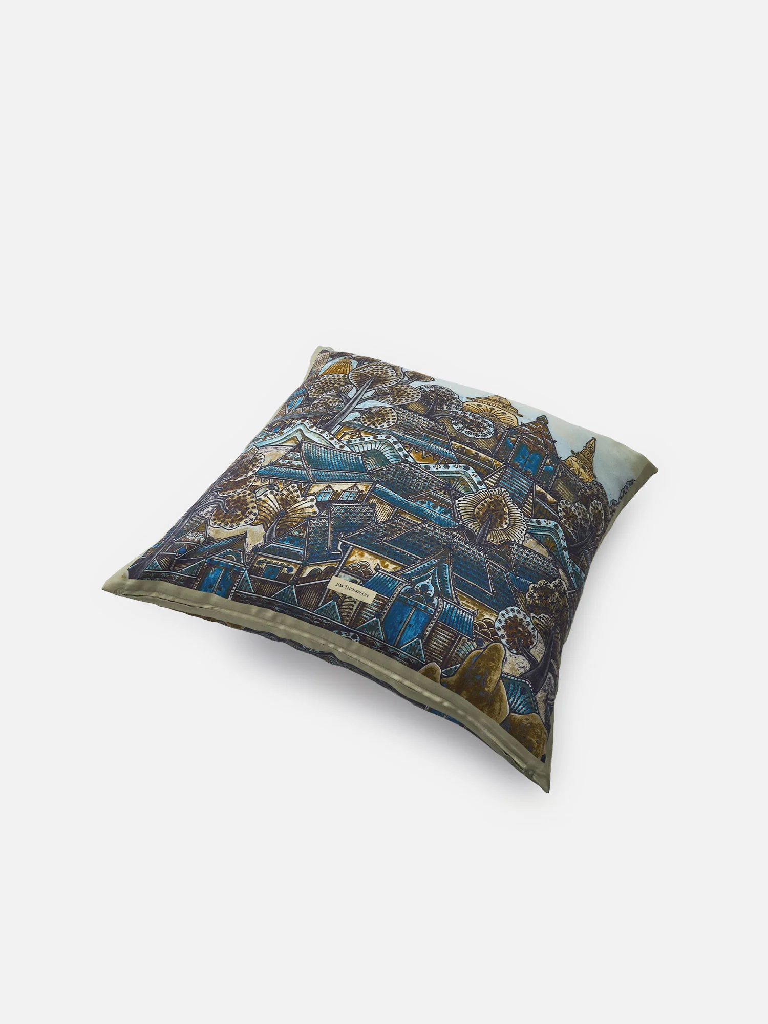 Ayothaya Kingdom Silk Cushion Cover 22" - Image 3