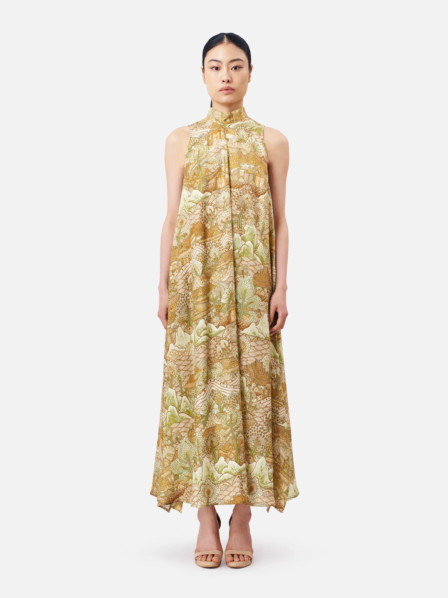 Ayothaya Kingdom Turtle Neck Maxi Dress - Image 5