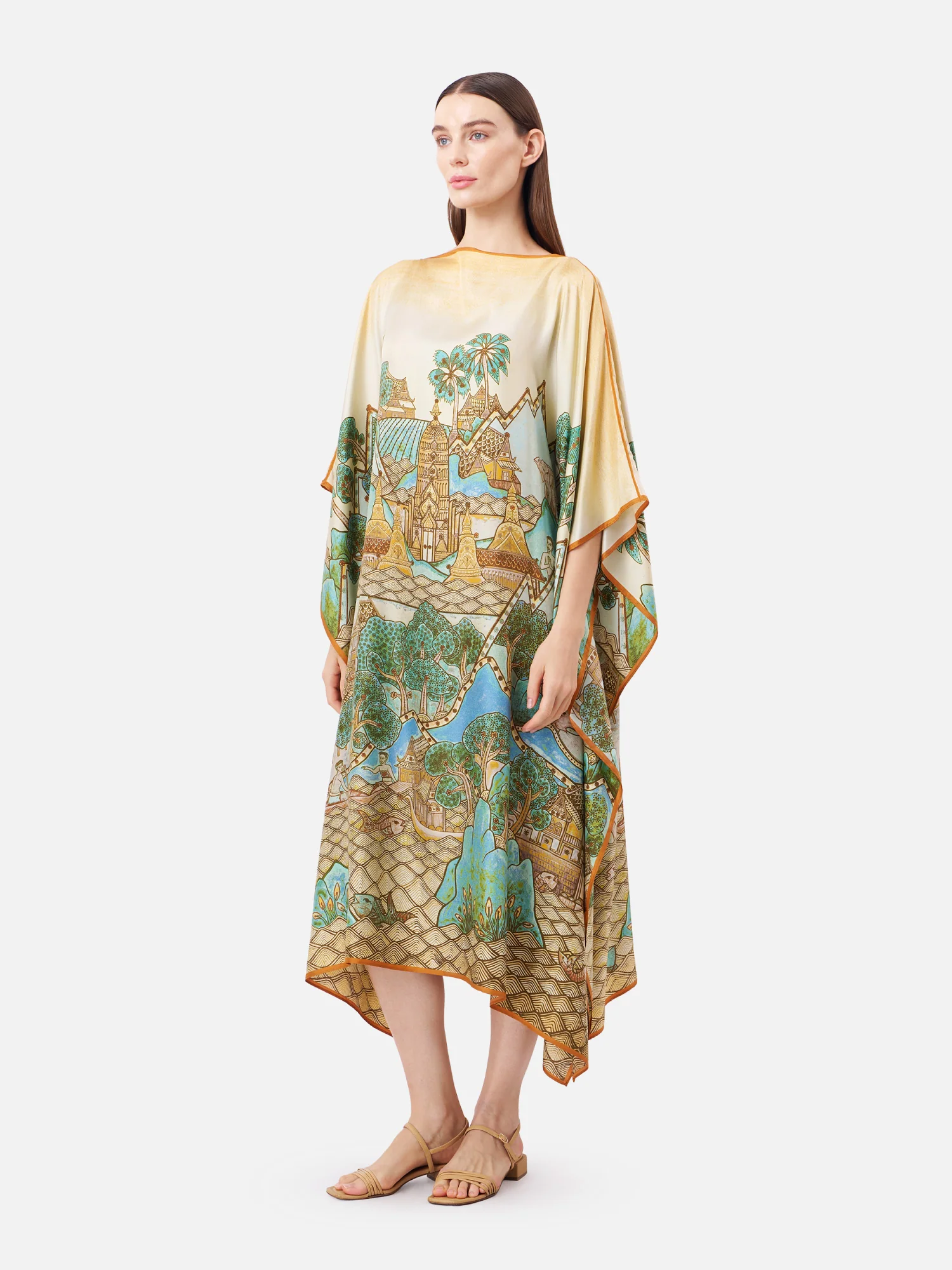 Ayothaya Paradise Scarf Kaftan - Image 4