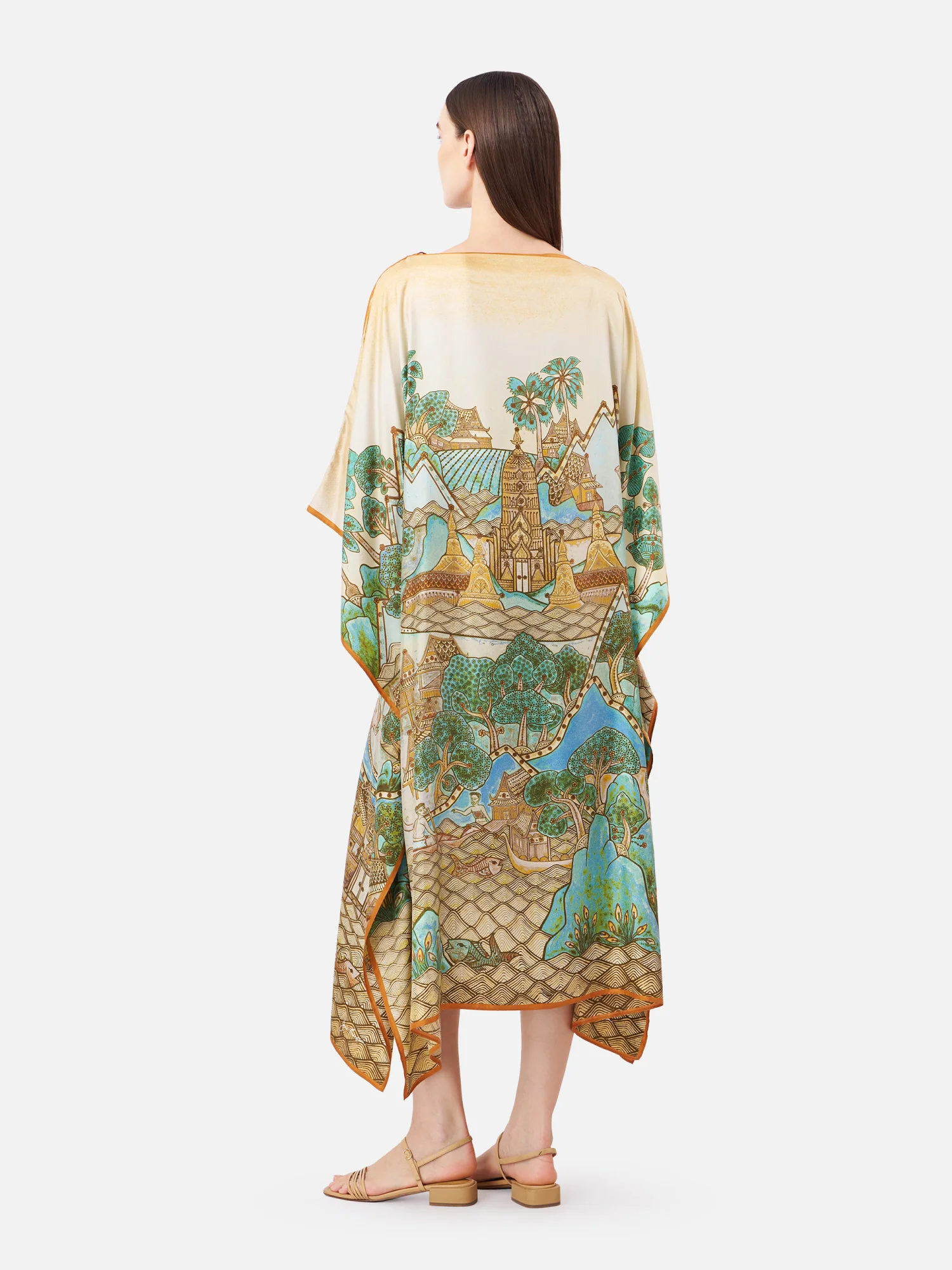Ayothaya Paradise Scarf Kaftan - Image 5