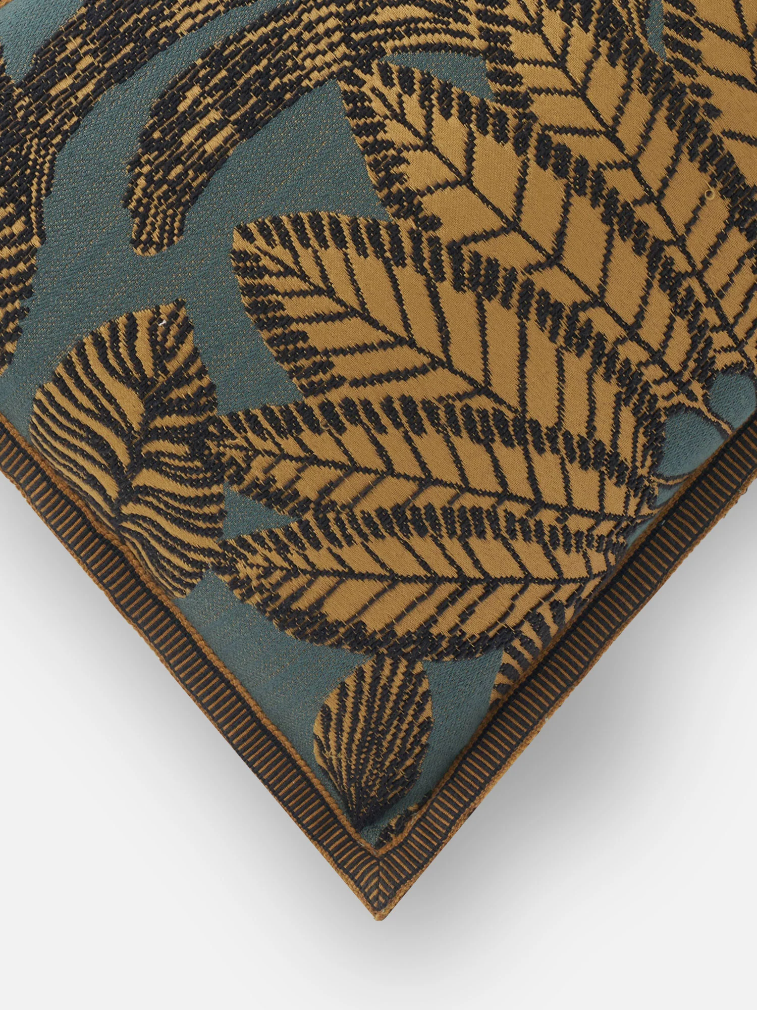 Banyan Silk Jacquard Cushion Cover 12x22 - Image 3