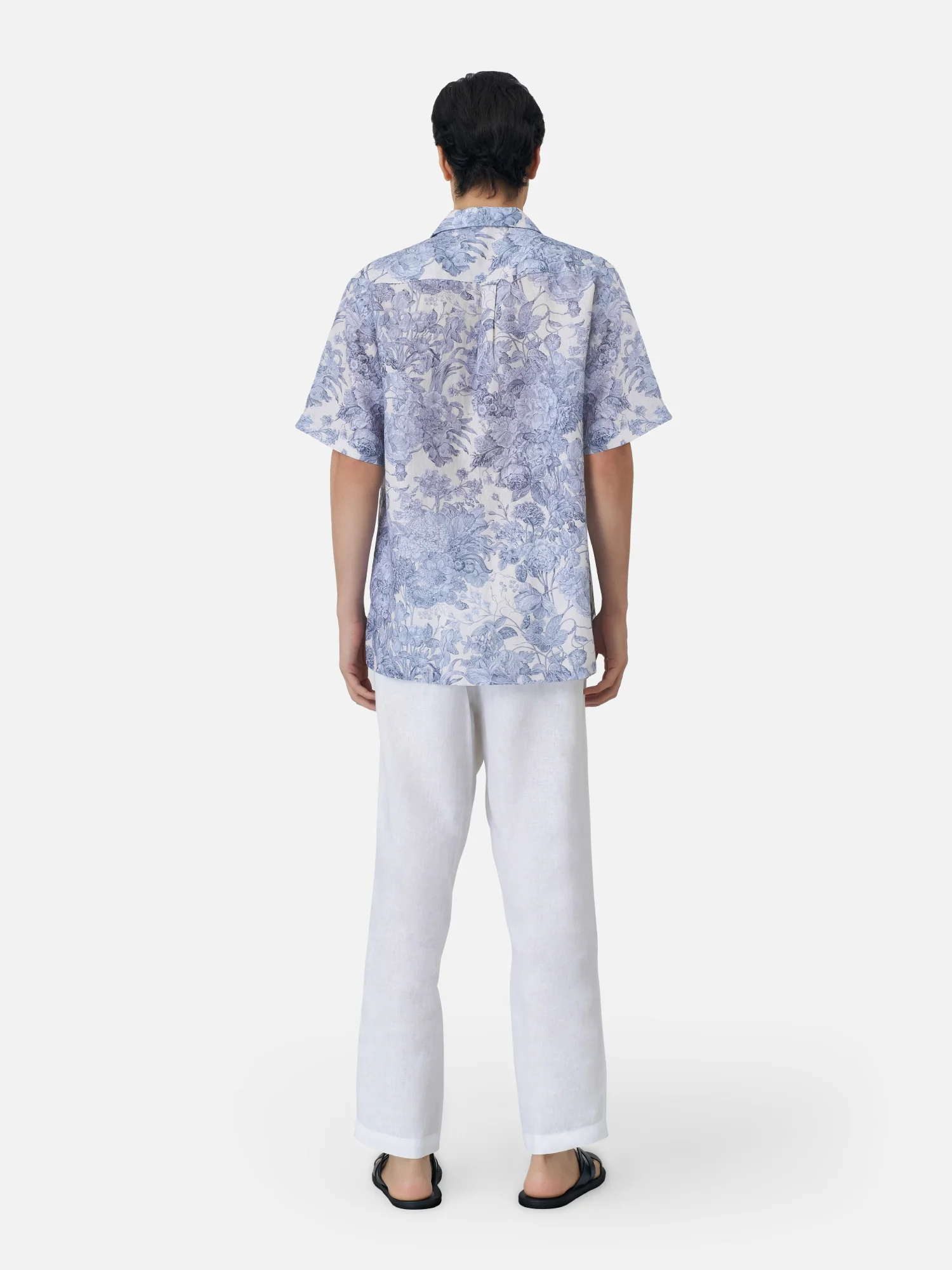 Blooming Linen Hawaiian Shirt - Image 5