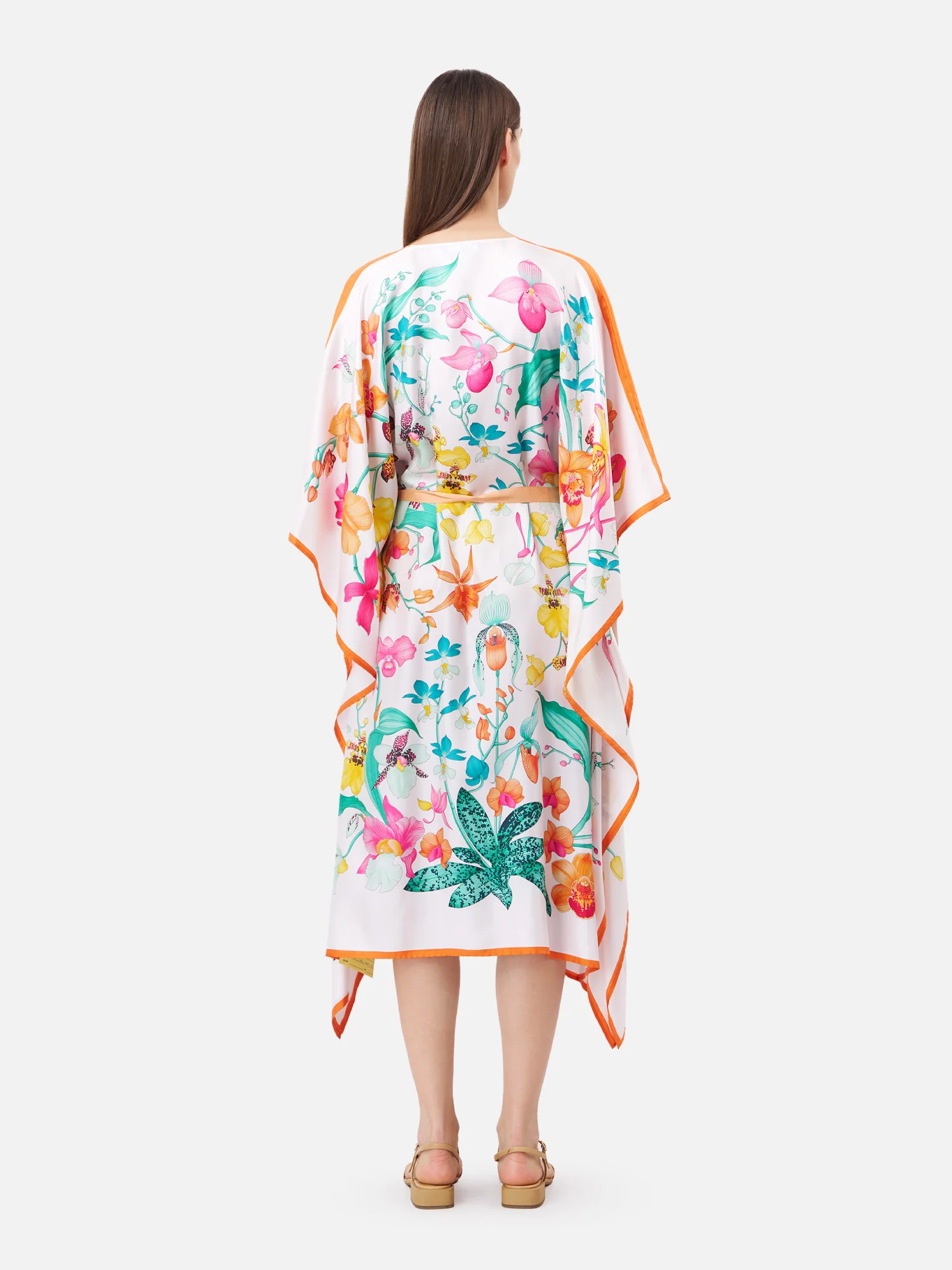 Blooming Orchid Wrap Kaftan - Image 3