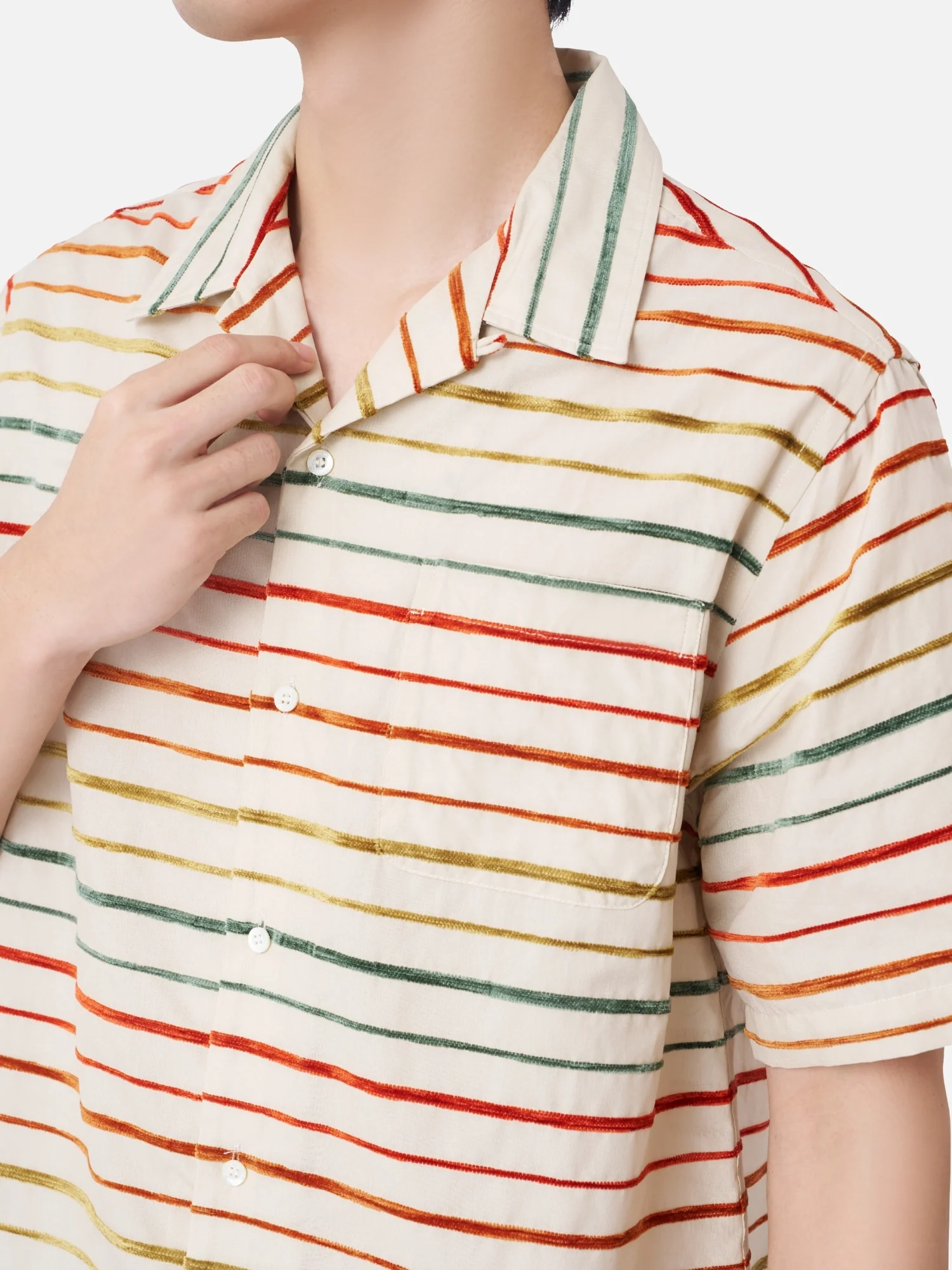 Chenille Hawaiian Pocket Shirt - Image 3