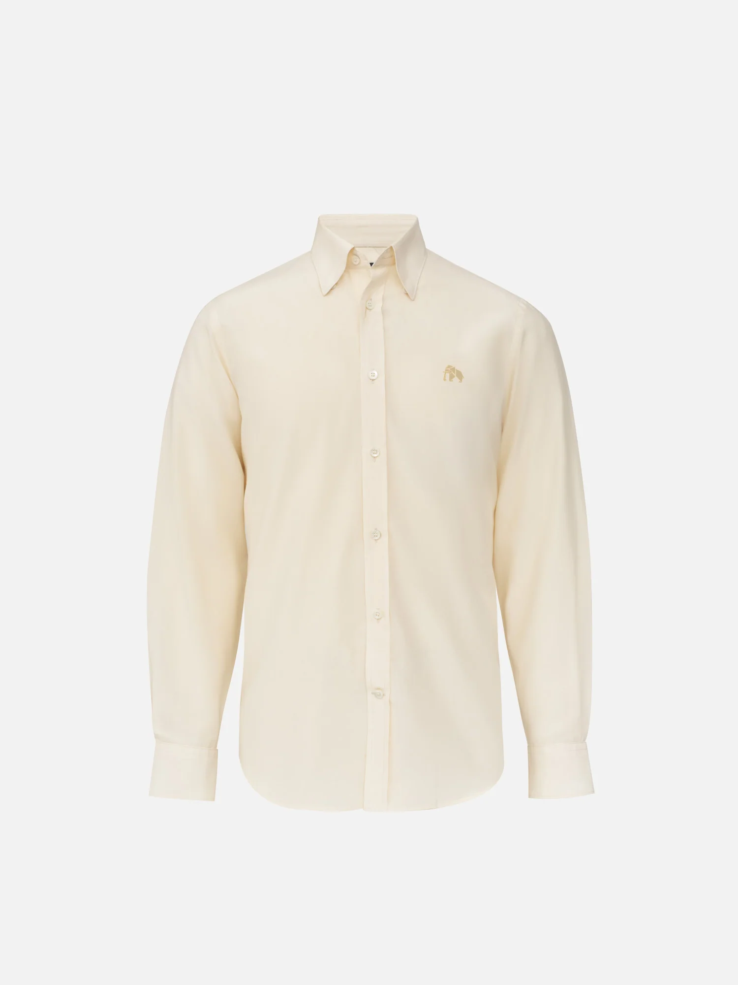 Cotton Mixed Button Down Shirt - Image 2