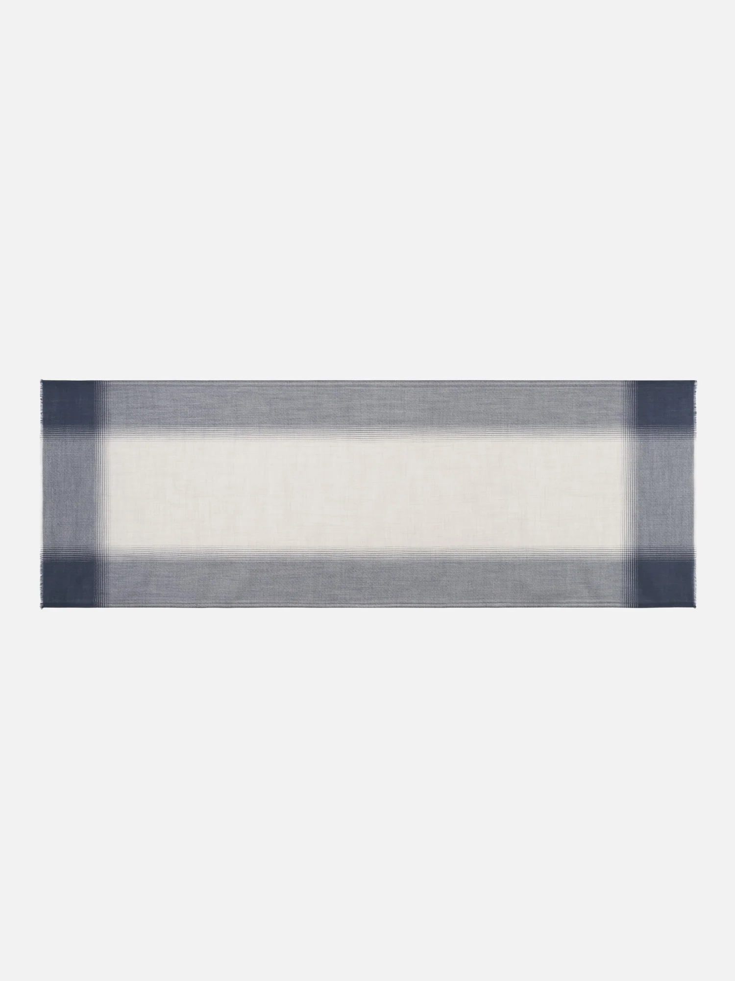 Diamond Woven Check Wool-Silk Stole - Image 4