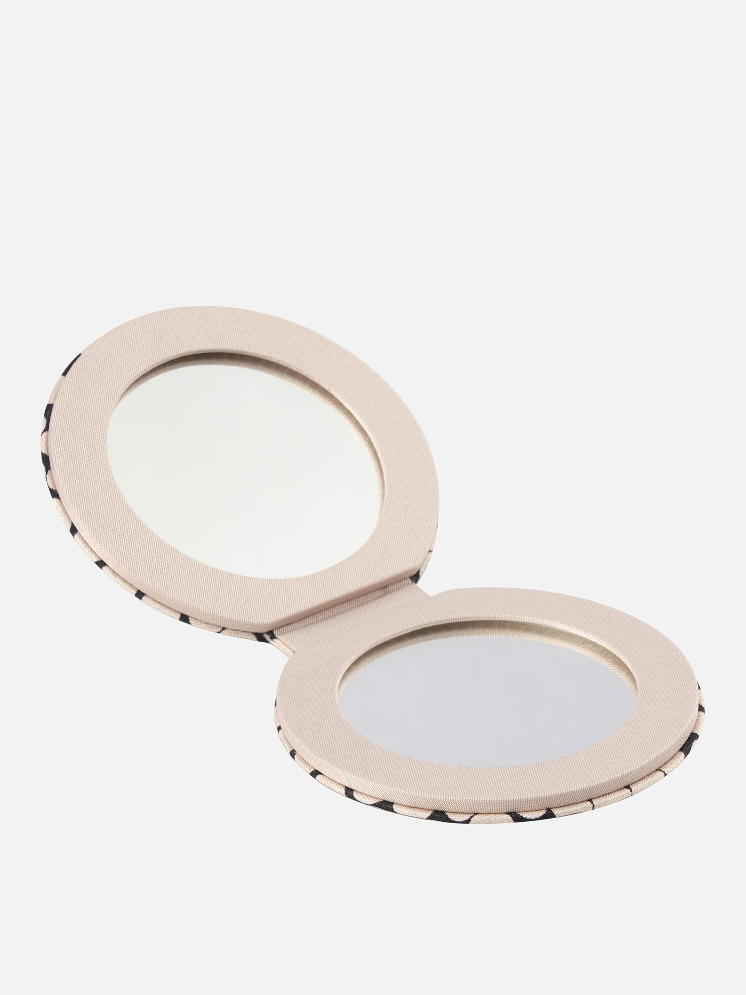 Dot Silk Round Mirror Case - Image 2