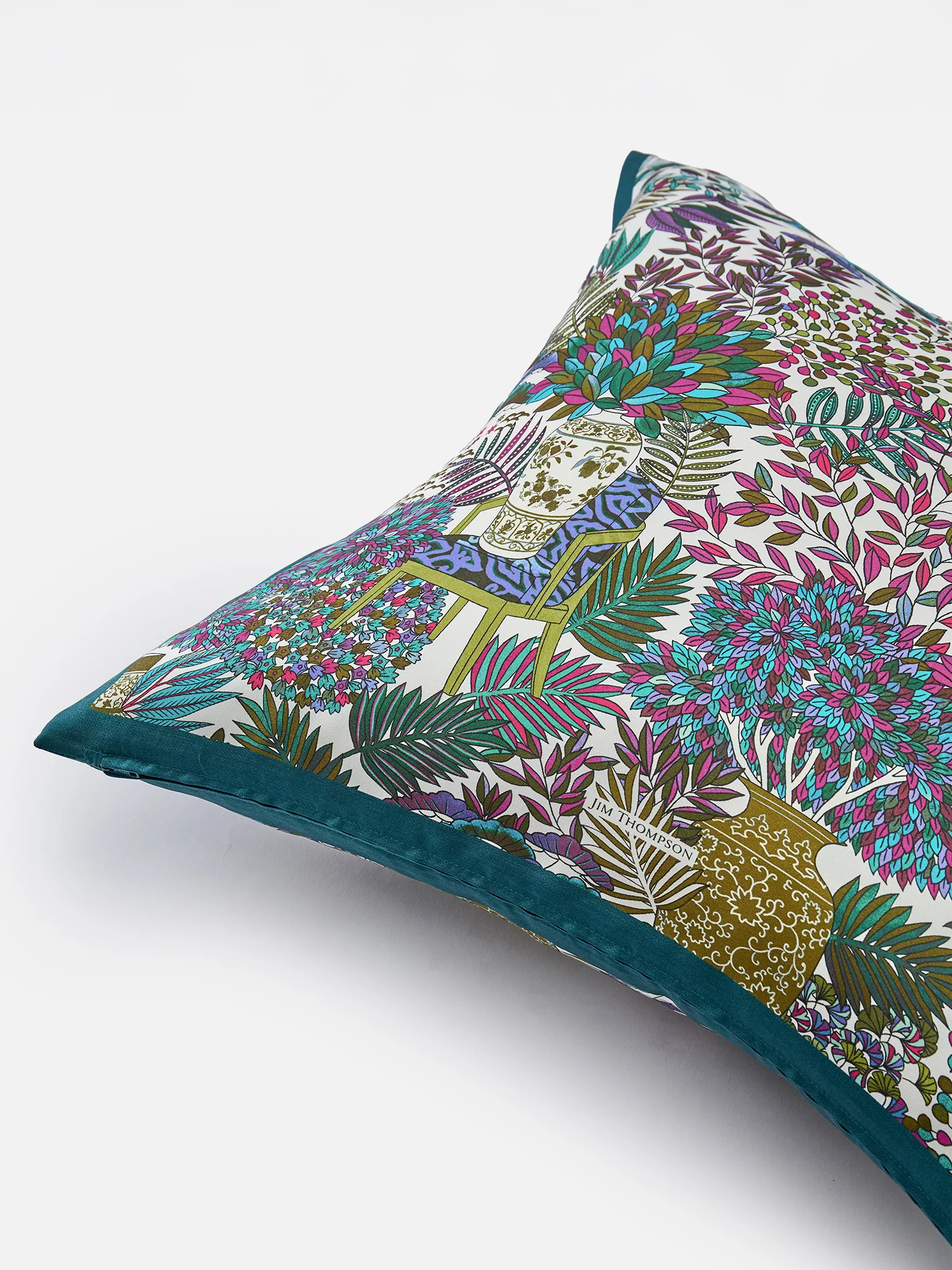 Dream Garden Silk Cushion Cover 18" - Image 2