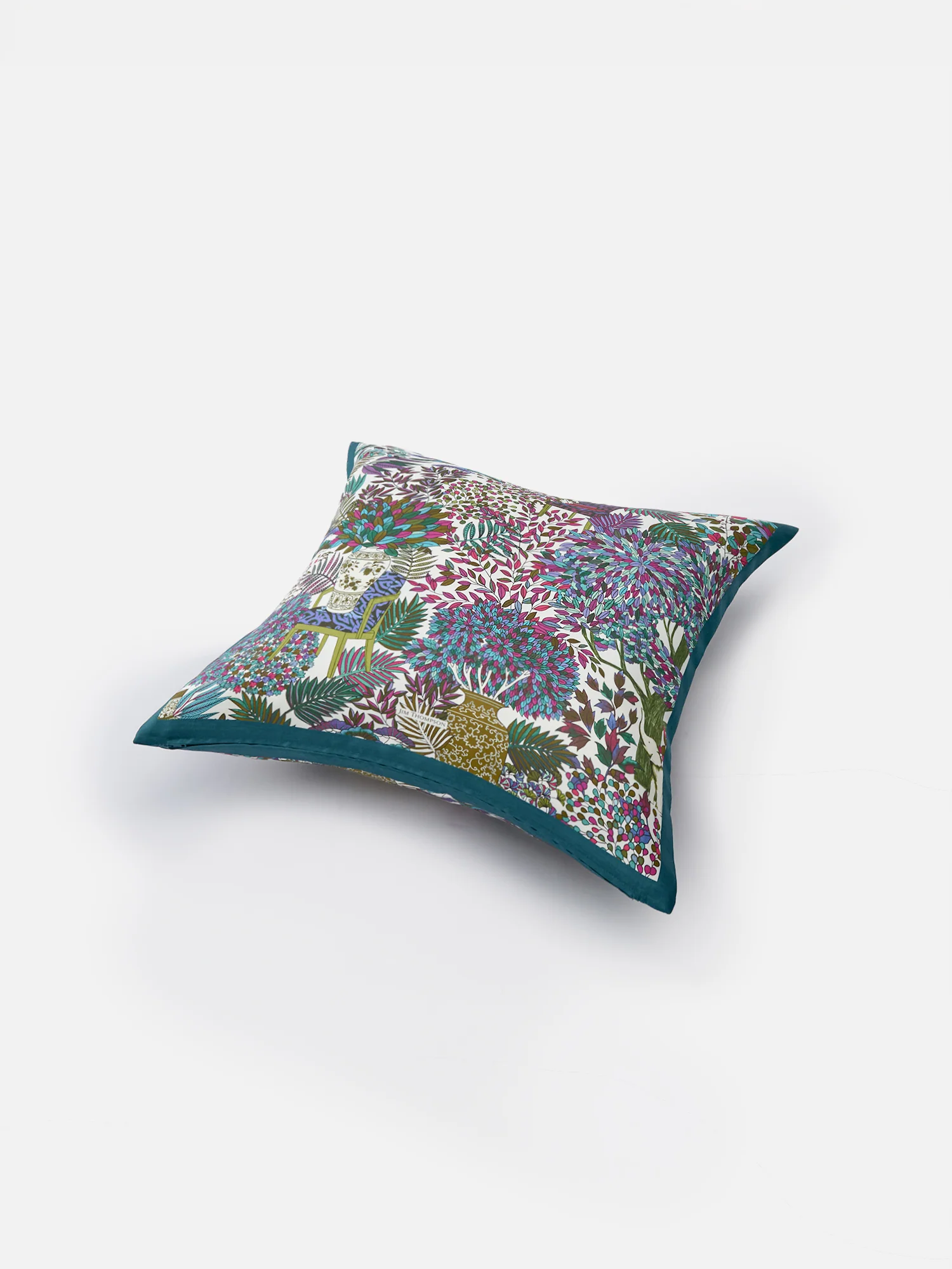 Dream Garden Silk Cushion Cover 18" - Image 3