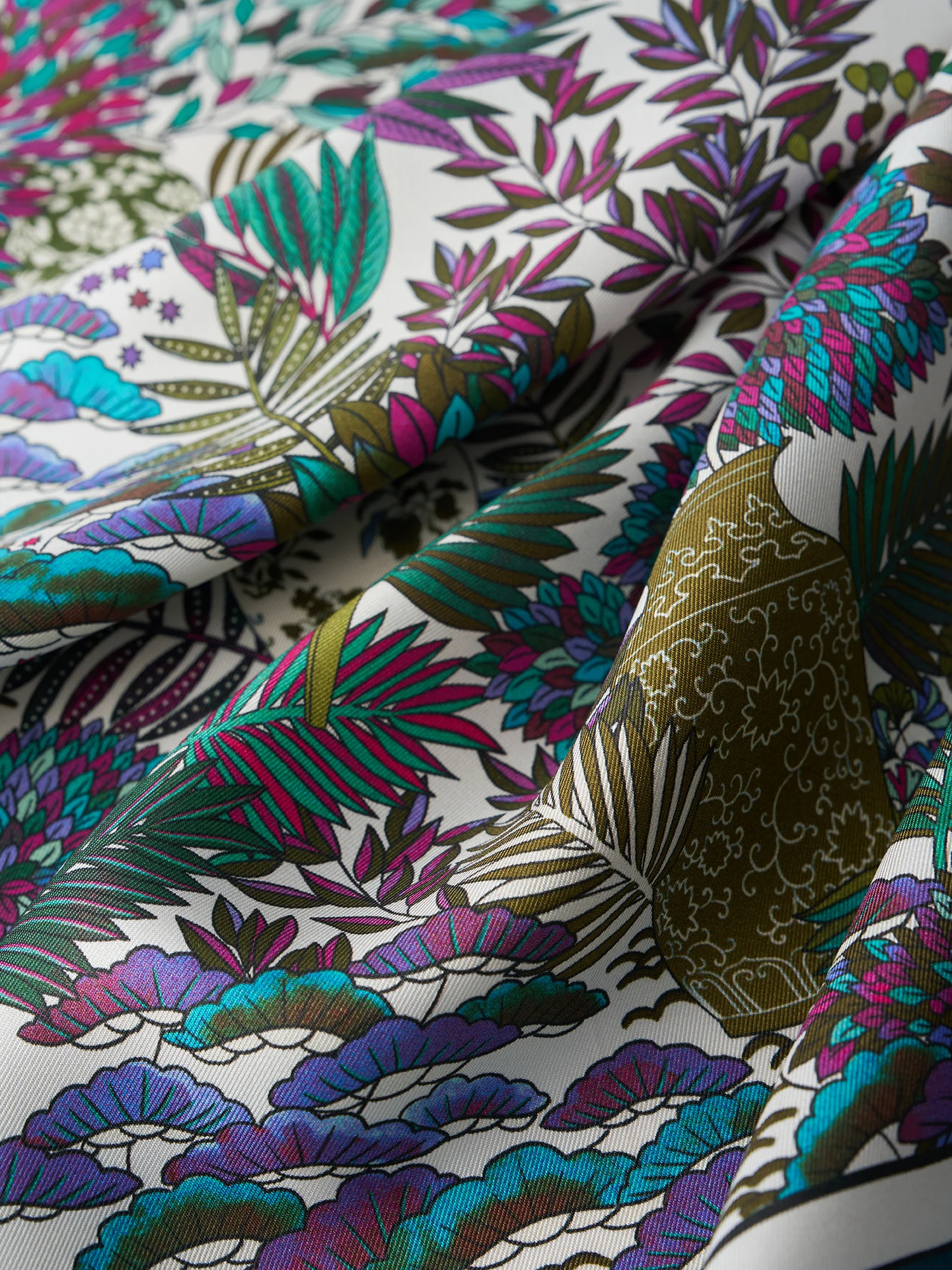 Dream Garden Silk Napkin - Image 2