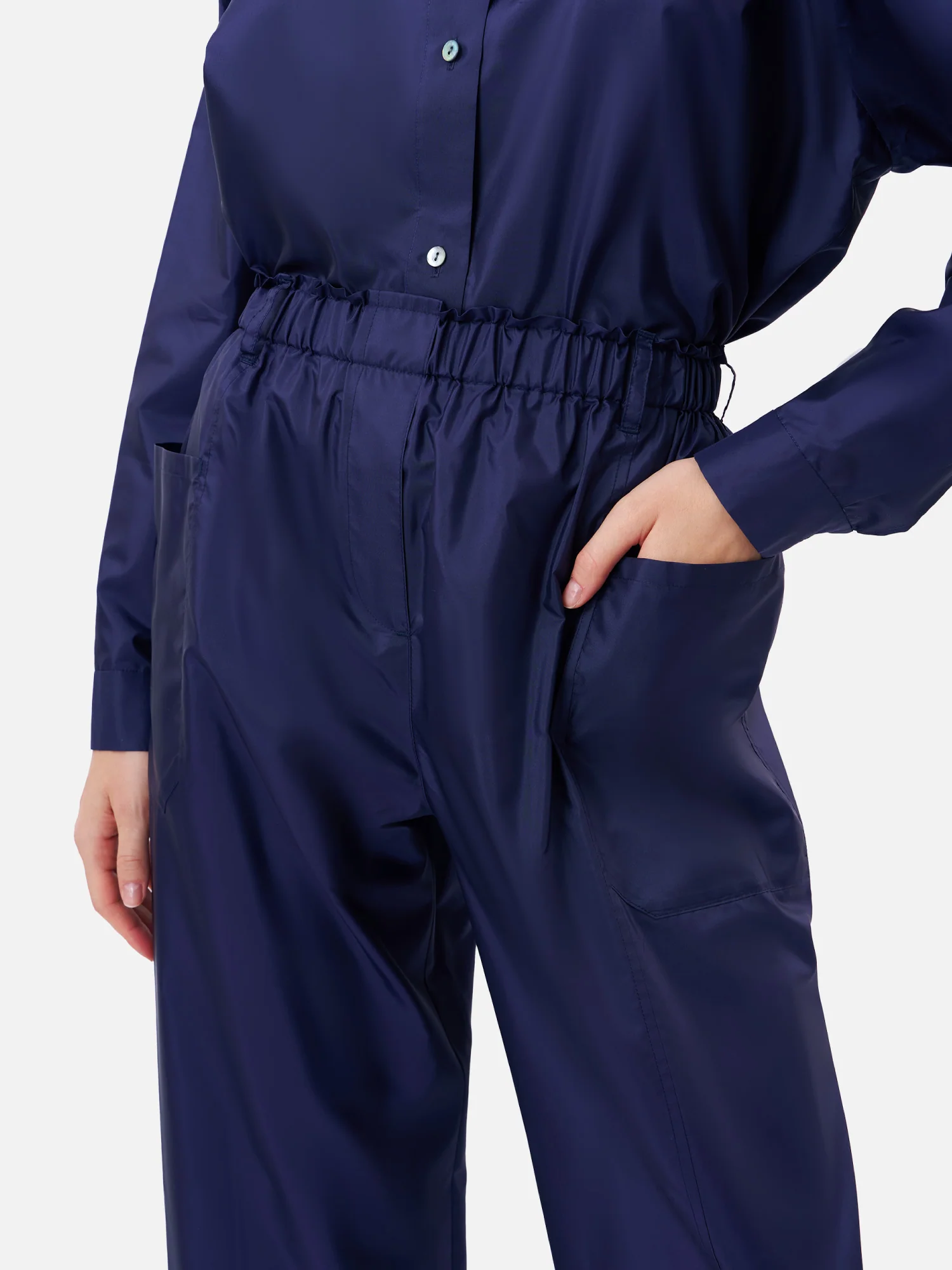 Elastic Waist Utility Pants - Image 3