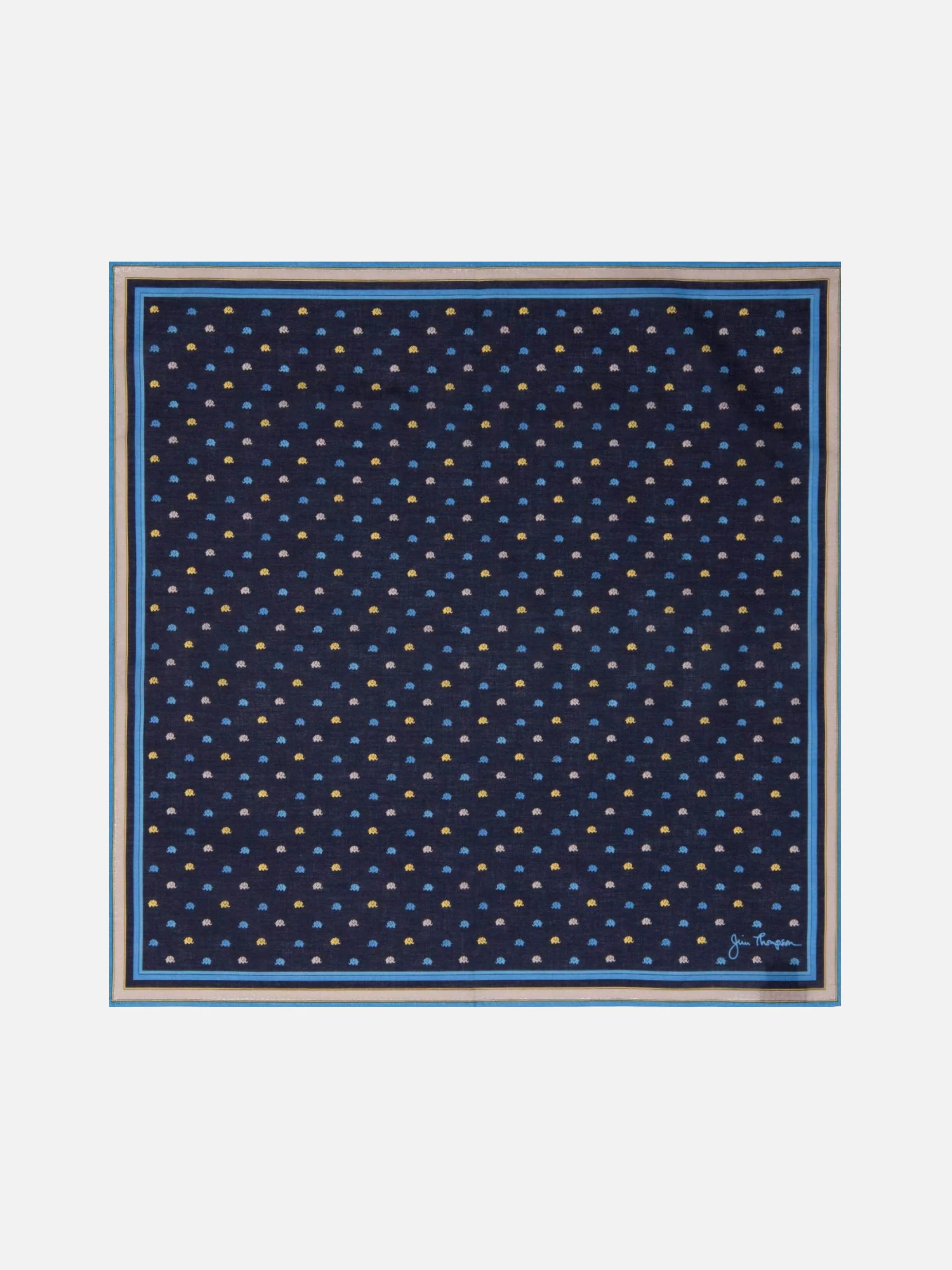 Elephant Cotton Handkerchief - Image 3