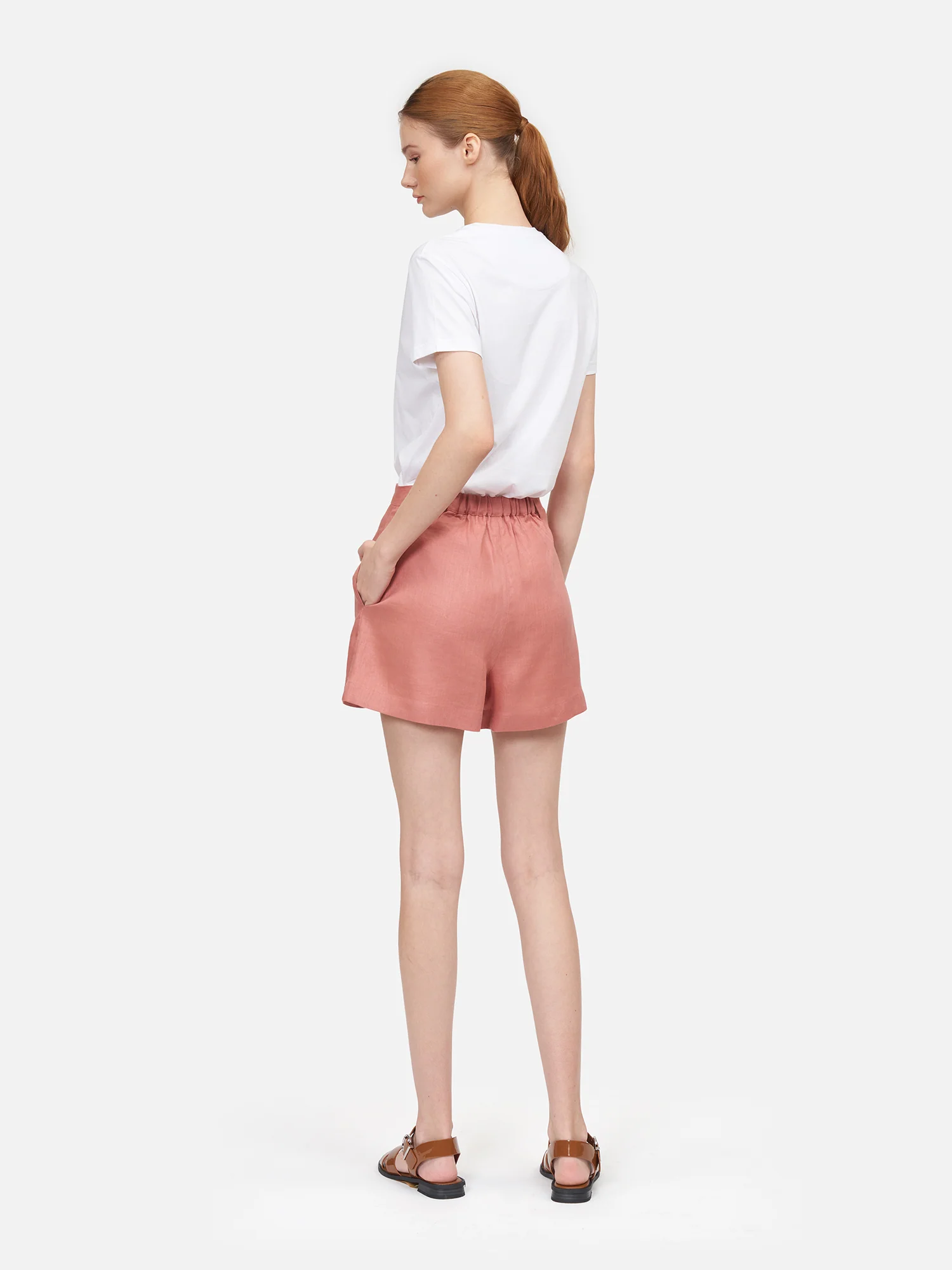 Elephant Crystal Pink Pima Cotton T-Shirt - Image 4