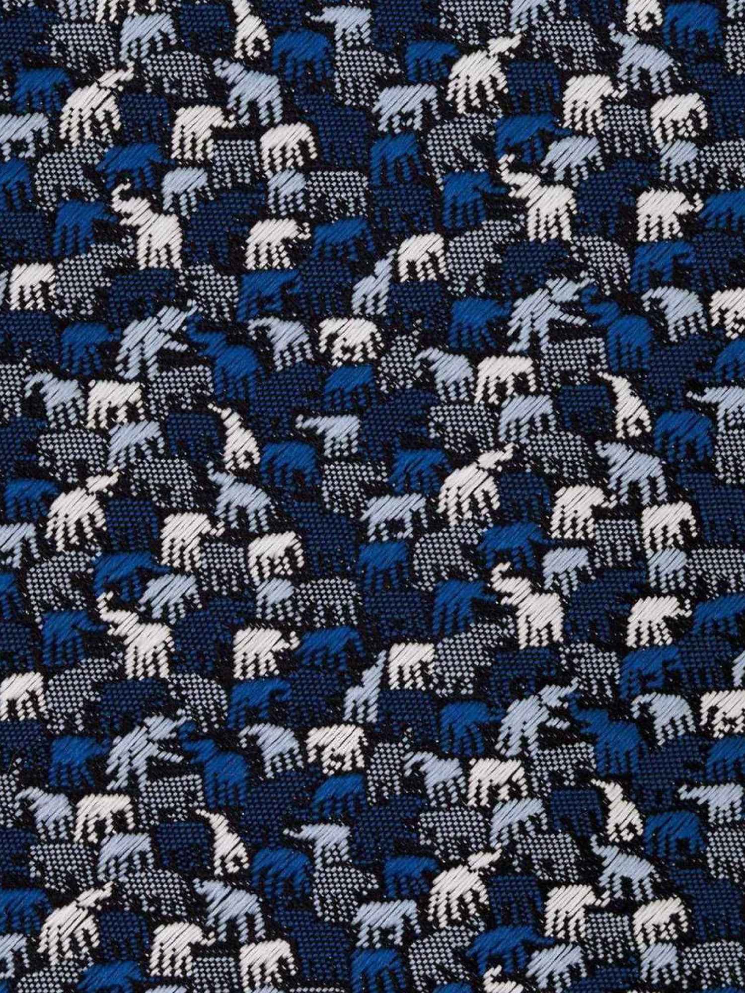 Elephant Herd Silk Jacquard Tie - Image 3