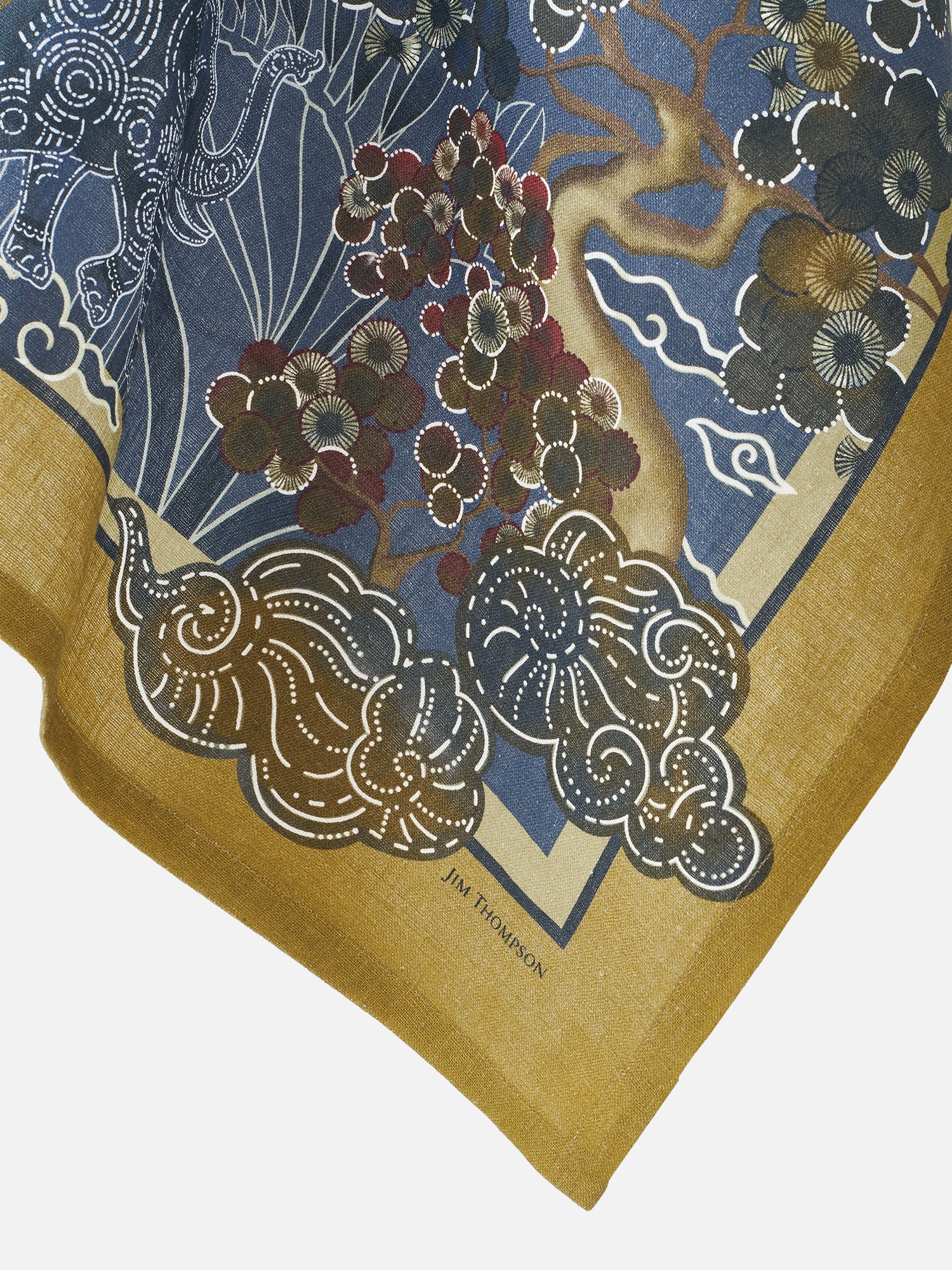 Elephant Shadow Linen Tea Towel - Image 3