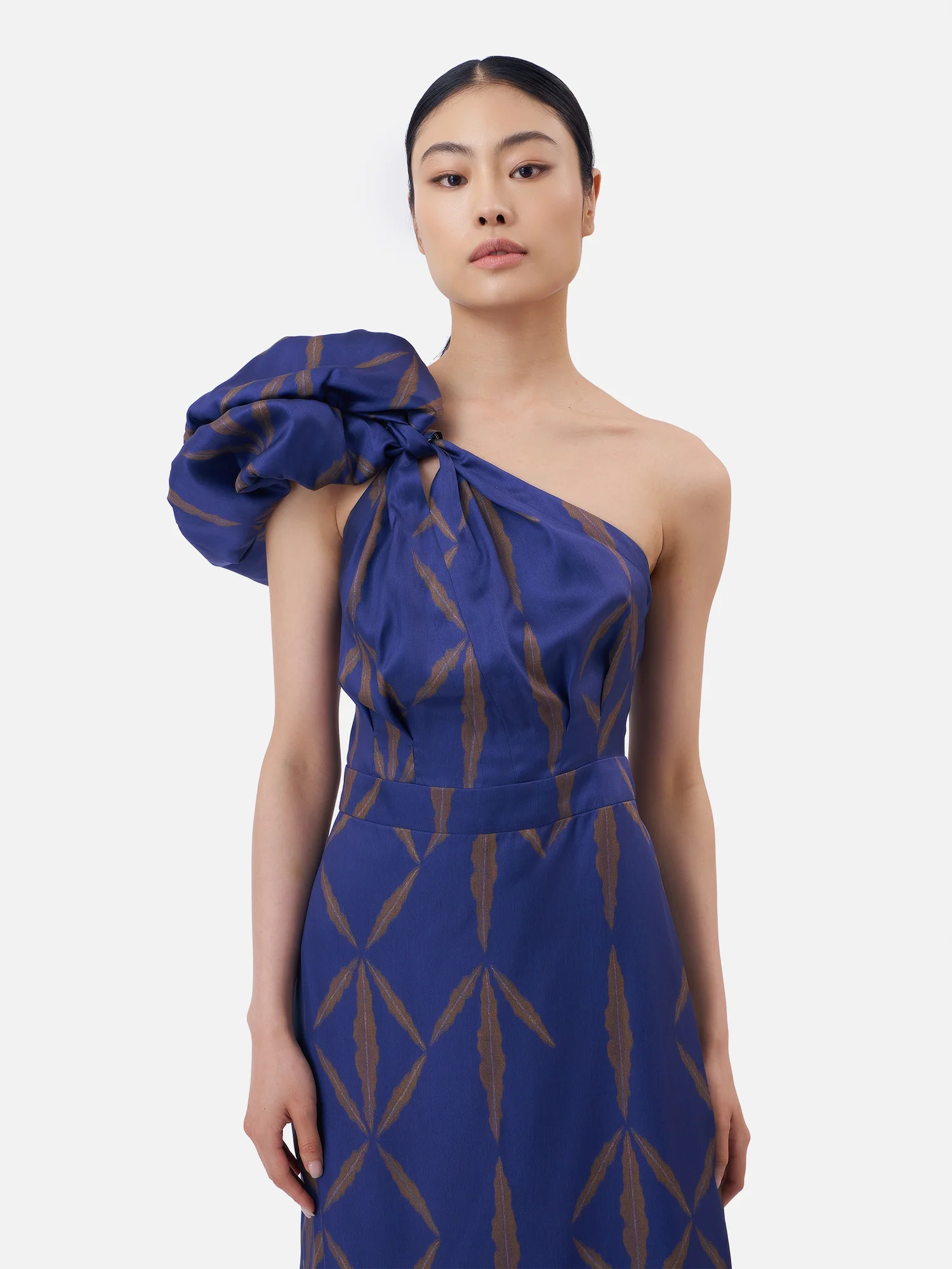 One Shoulder Midi Dress - Image 3