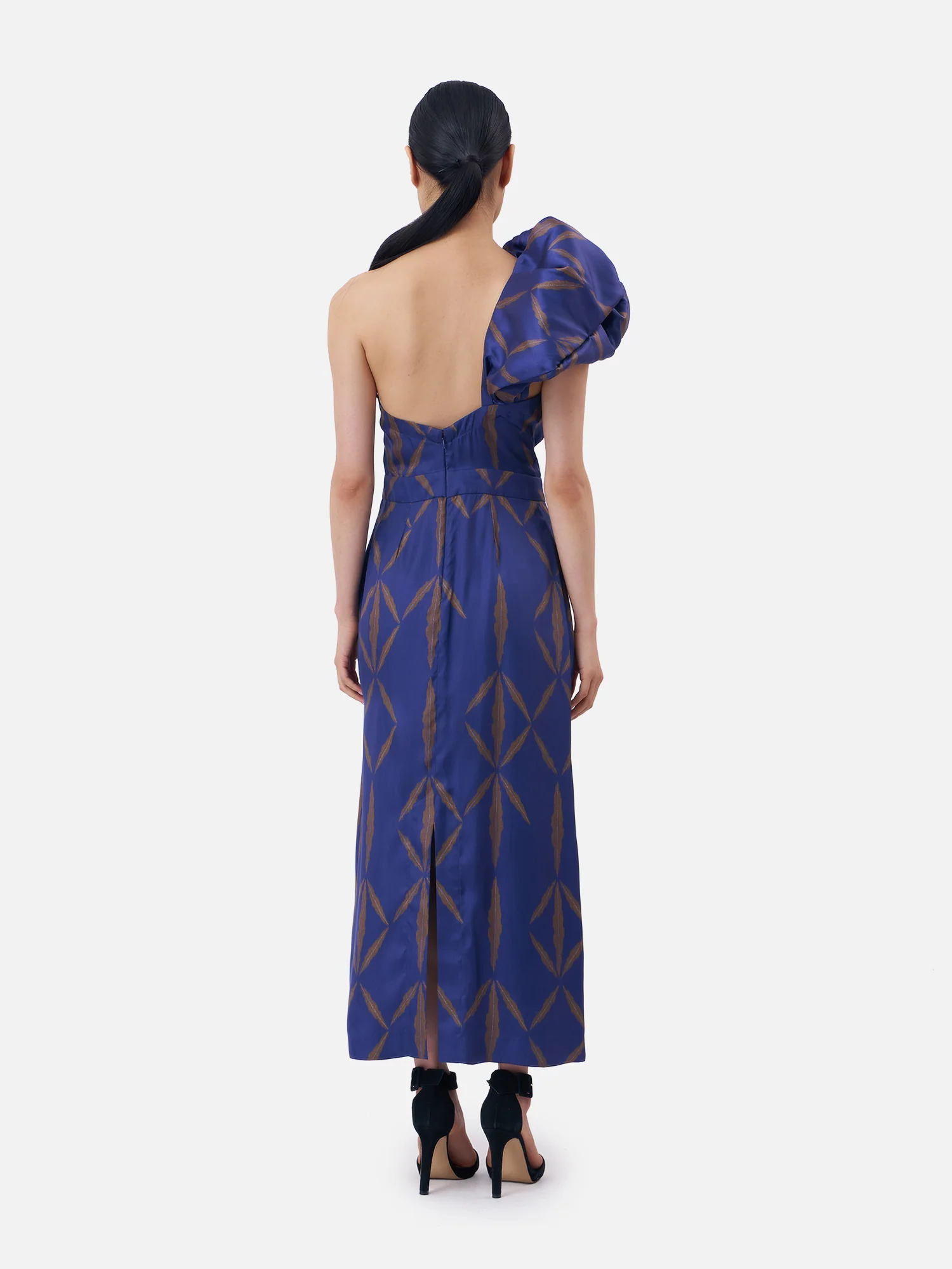 One Shoulder Midi Dress - Image 4