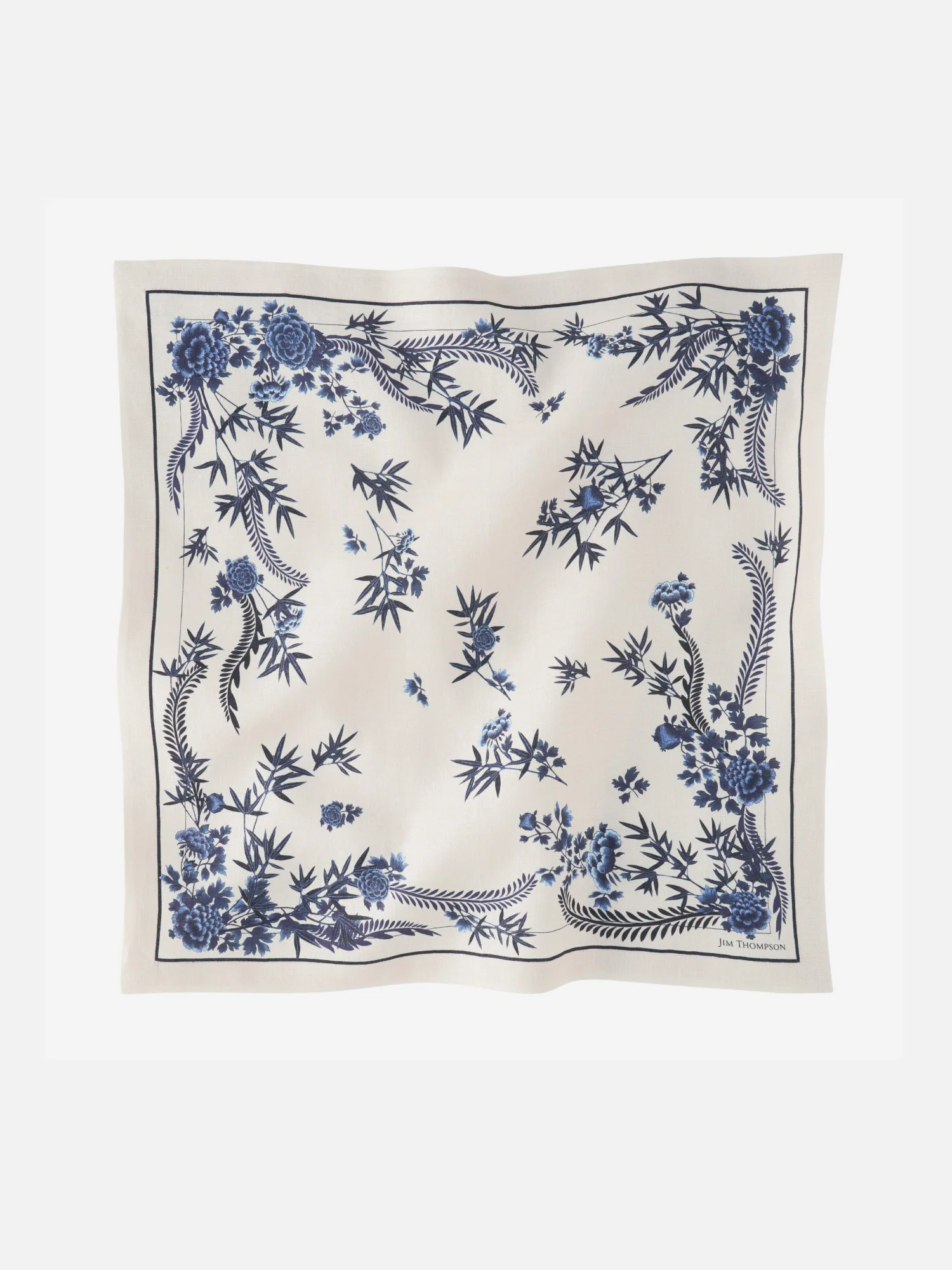 Floral Arabesque Linen Napkin - Image 3