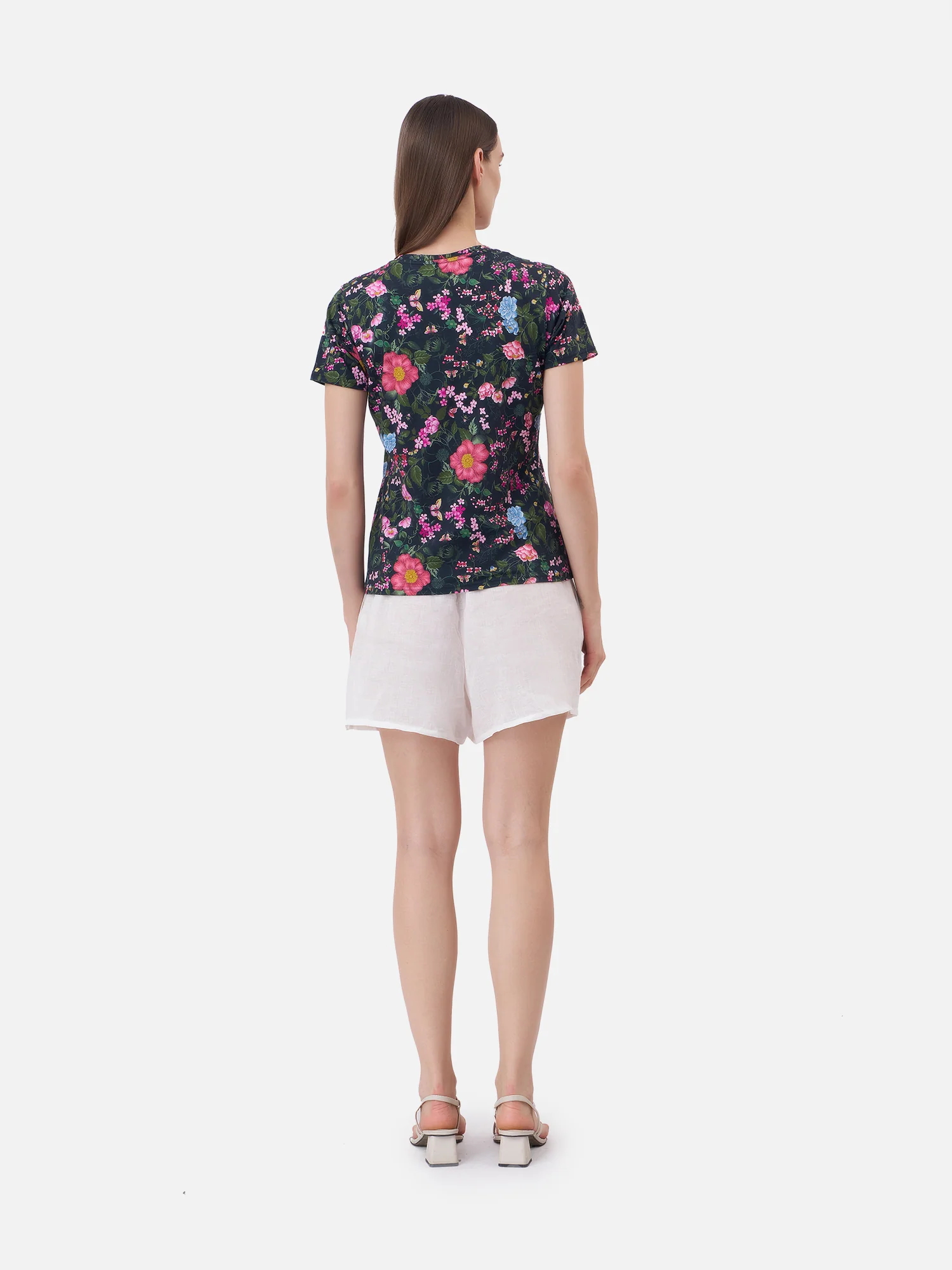 Flower in Love V-Neck T-Shirt - Image 5
