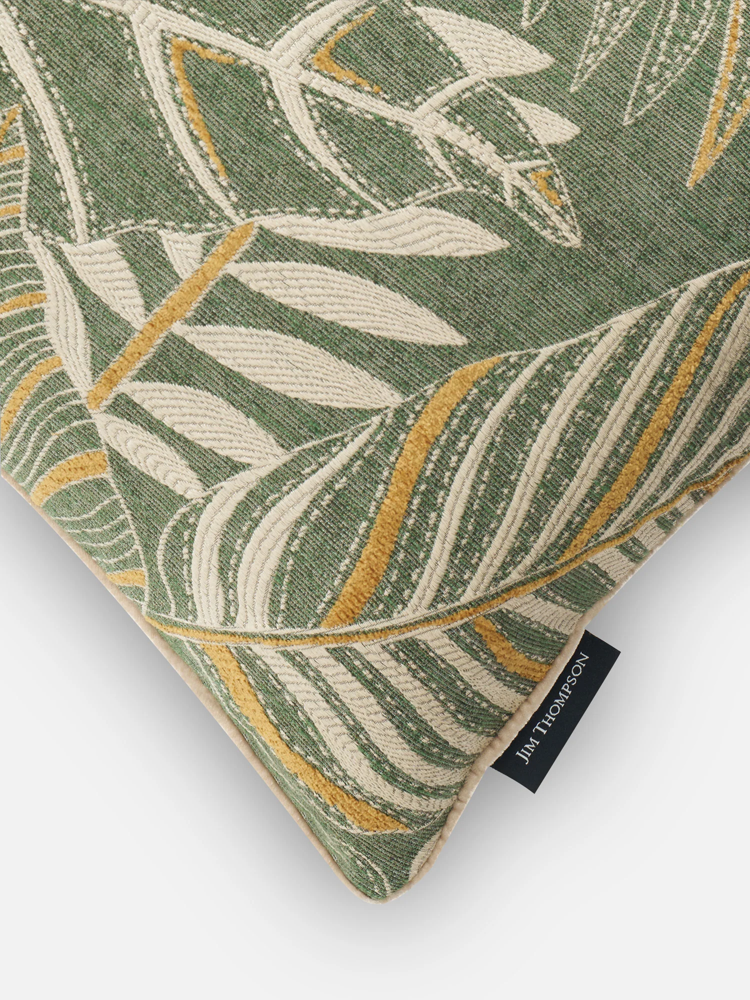 Foliage Jacquard Cushion Cover 12x22 inch - Image 2