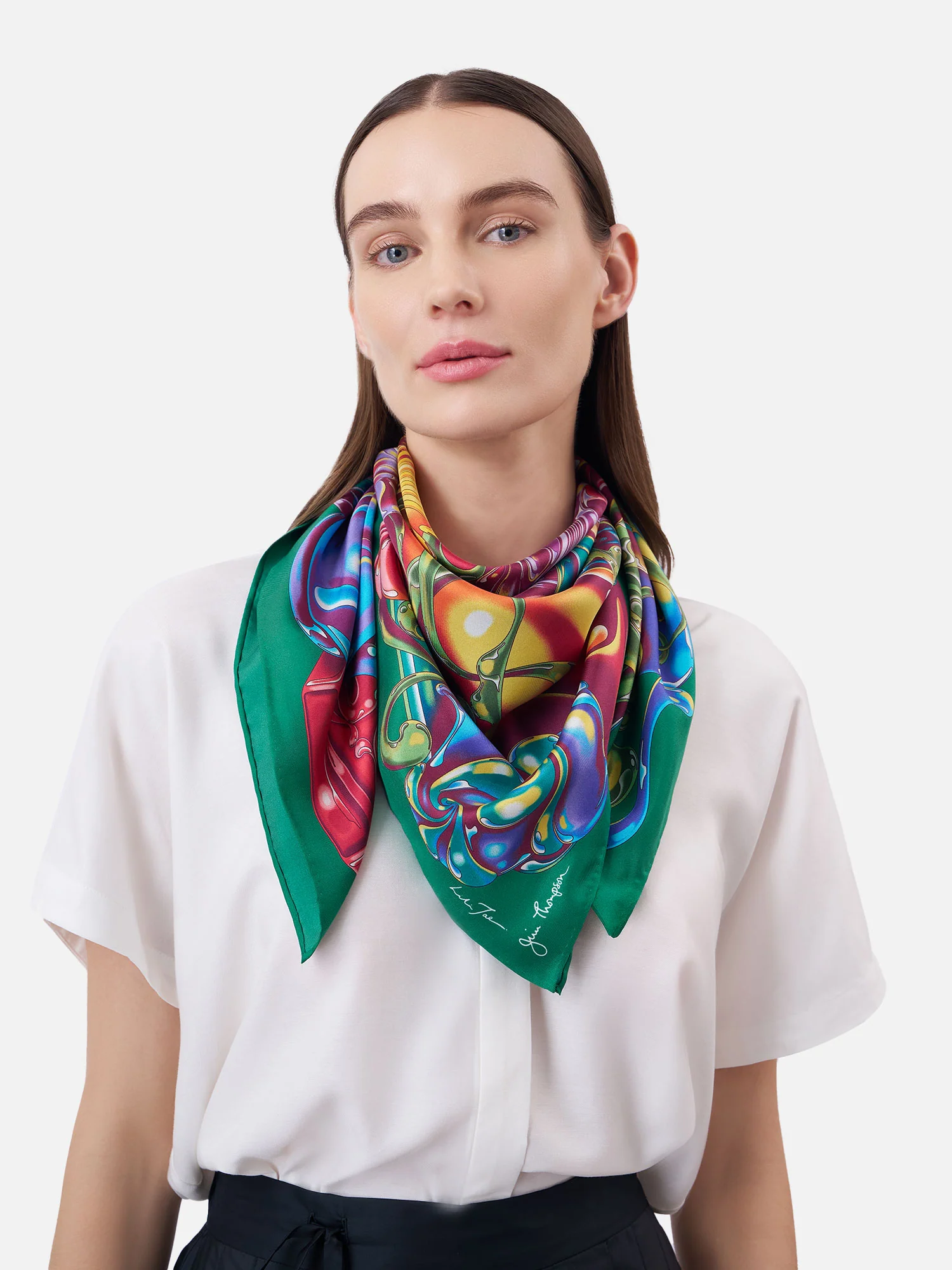 Fond Silk Scarf - Image 3