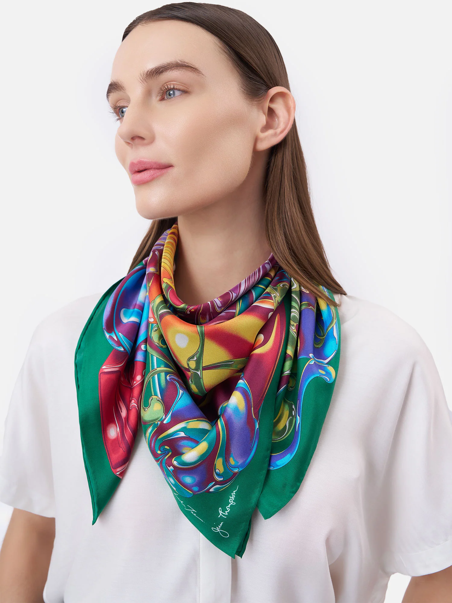Fond Silk Scarf - Image 4