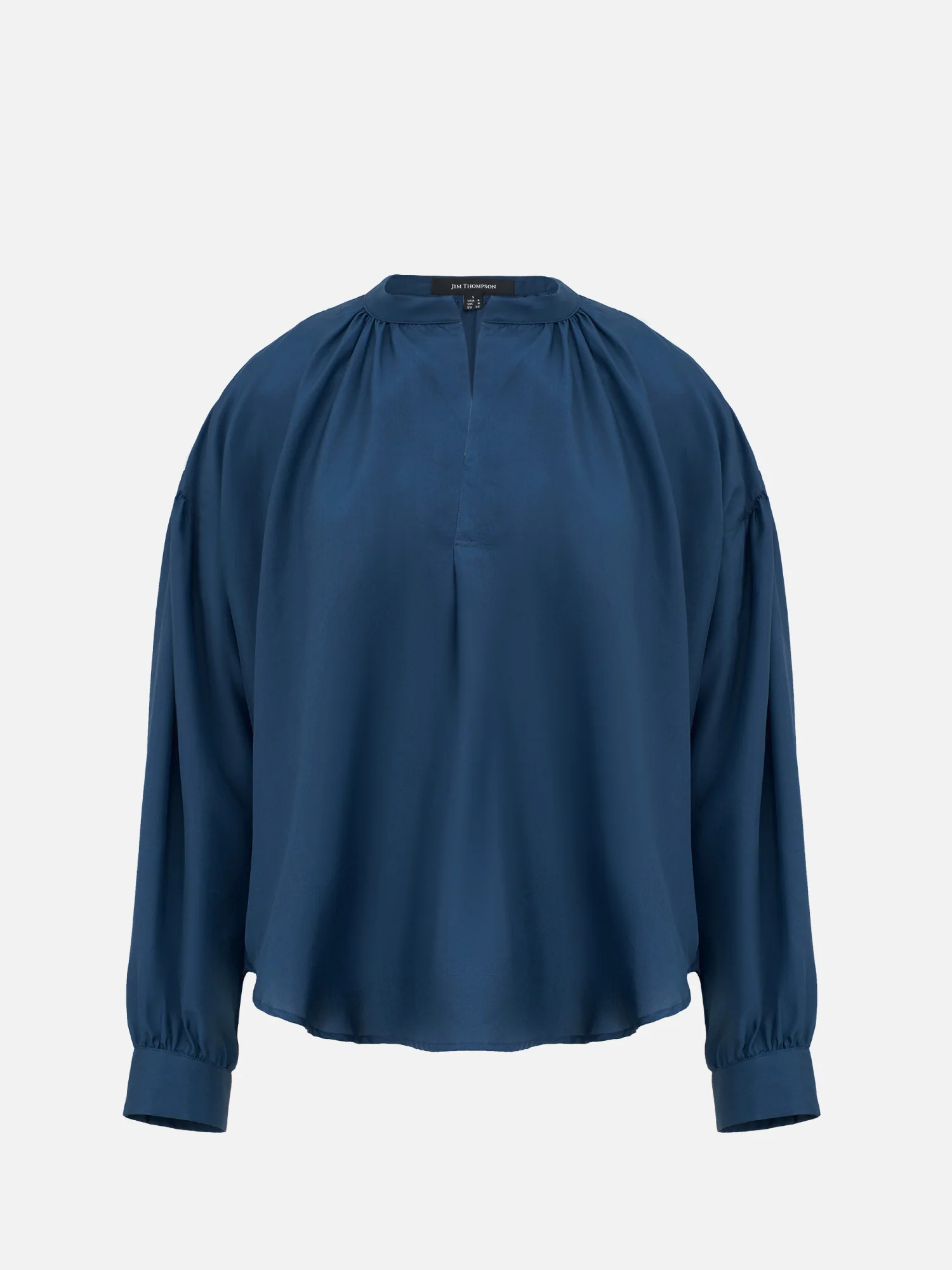 Gathered Collar Blouse - Image 2