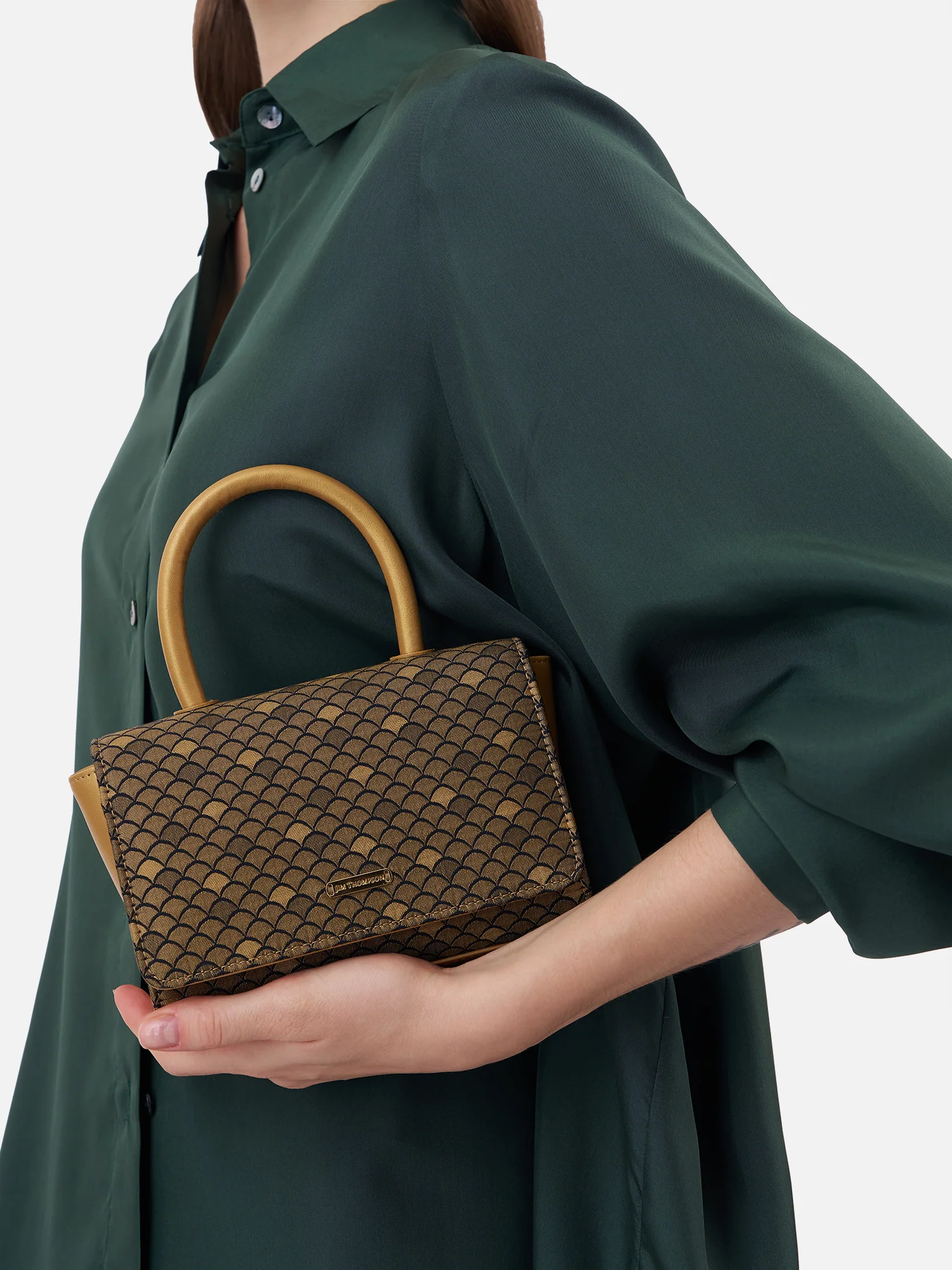 Golden Mountain Siam Top Handle Mini Bag - Image 3