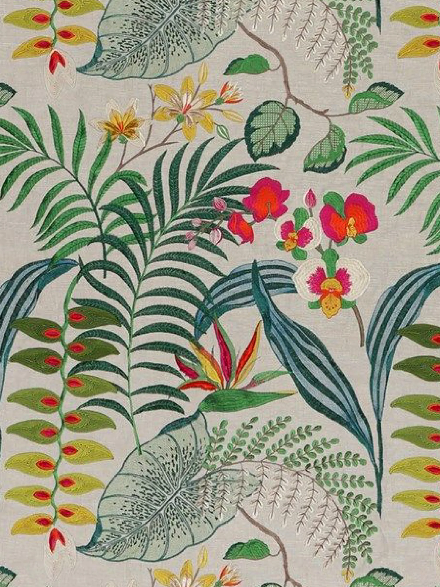 Heliconia Dreamin’ Cushion Cover 18" - Image 3