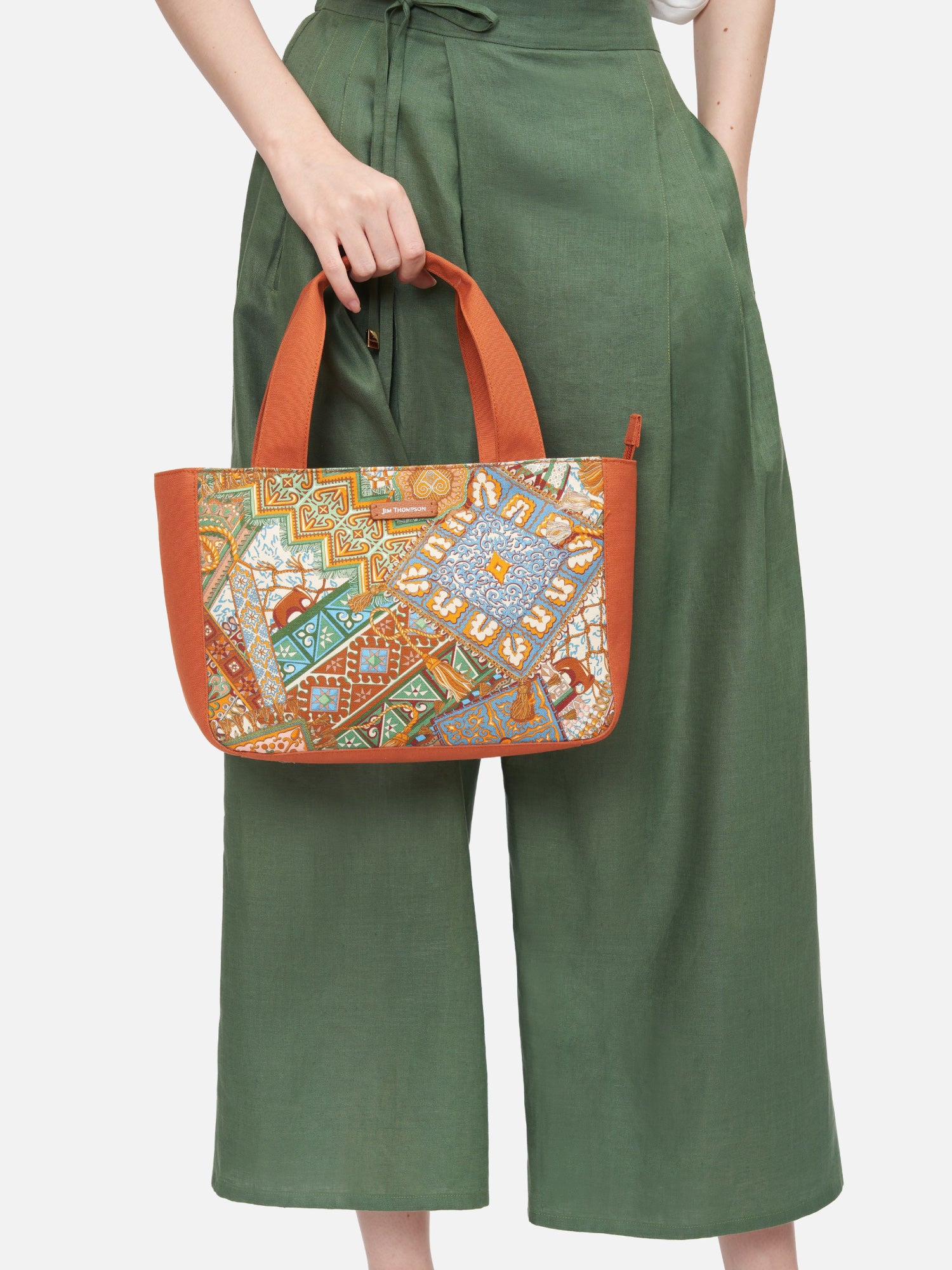 Hill Tribe Cotton Small Canvas Tote - Image 2