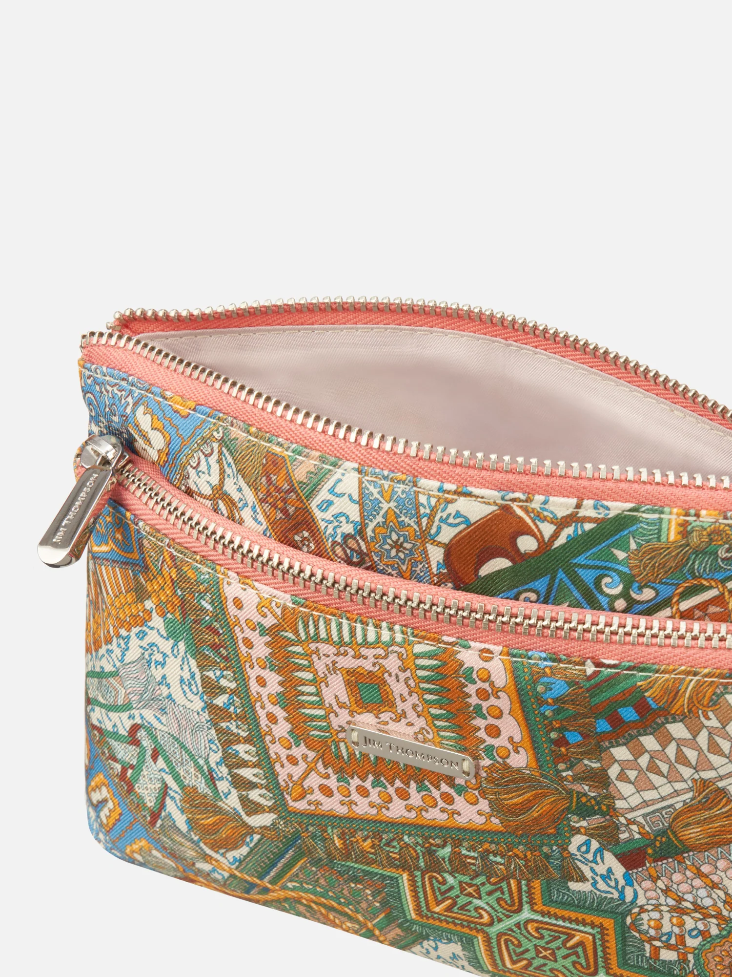 Hill Tribe Silk Double Zip Pouch - Image 2