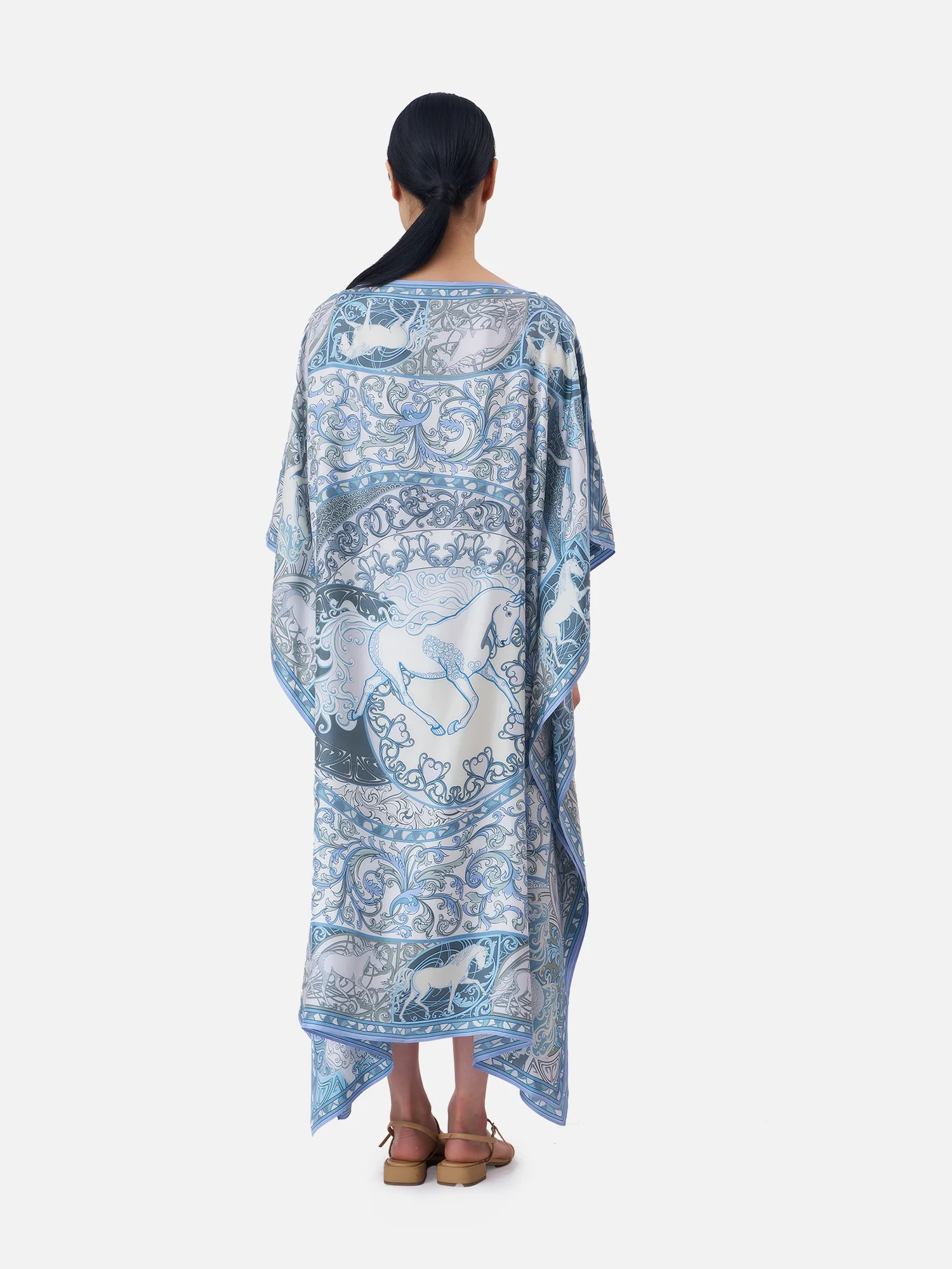 Horse Zodiac Scarf Kaftan - Image 3