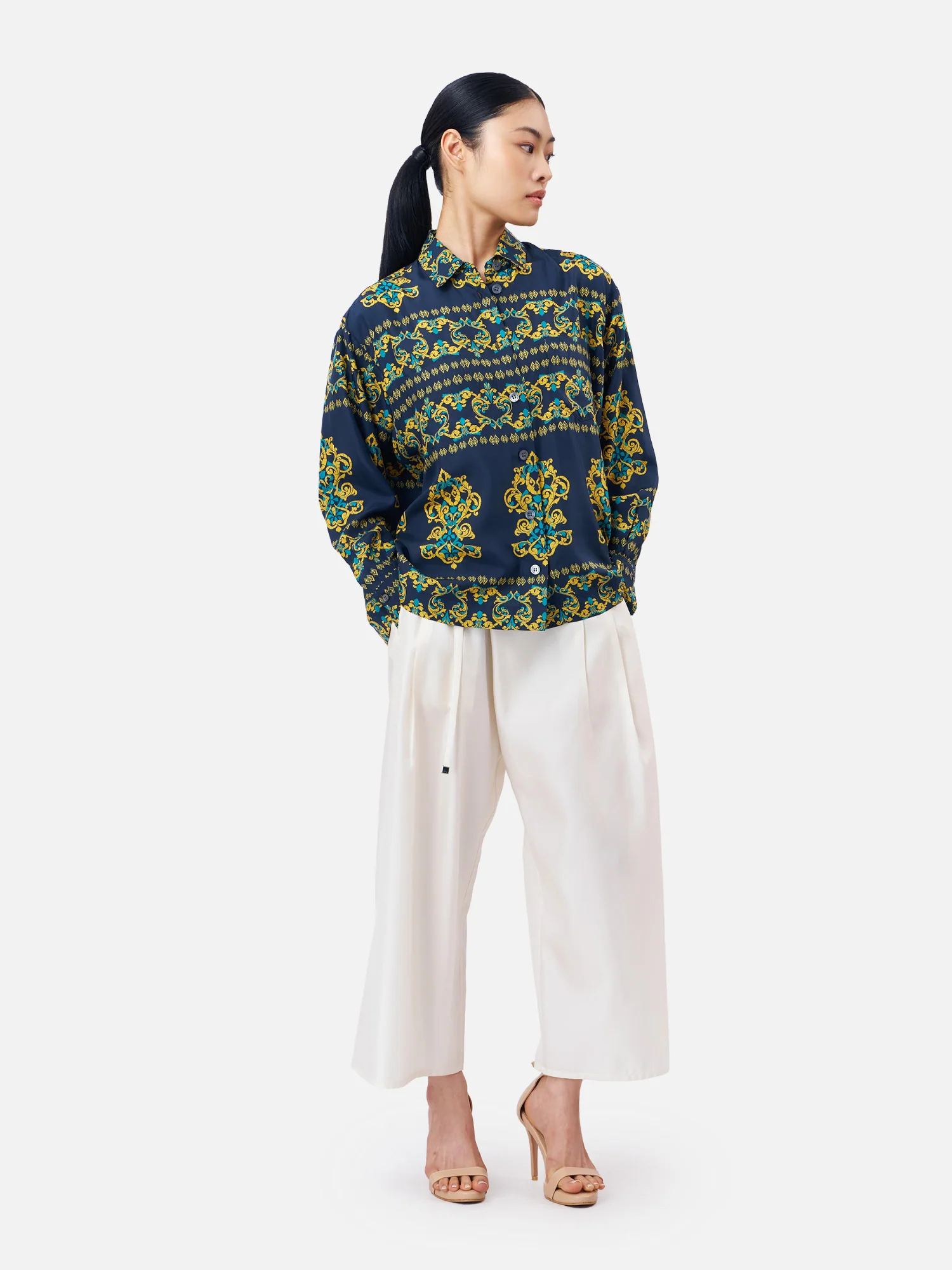 Indian Ancient Chest Pockets Shirt - Image 4