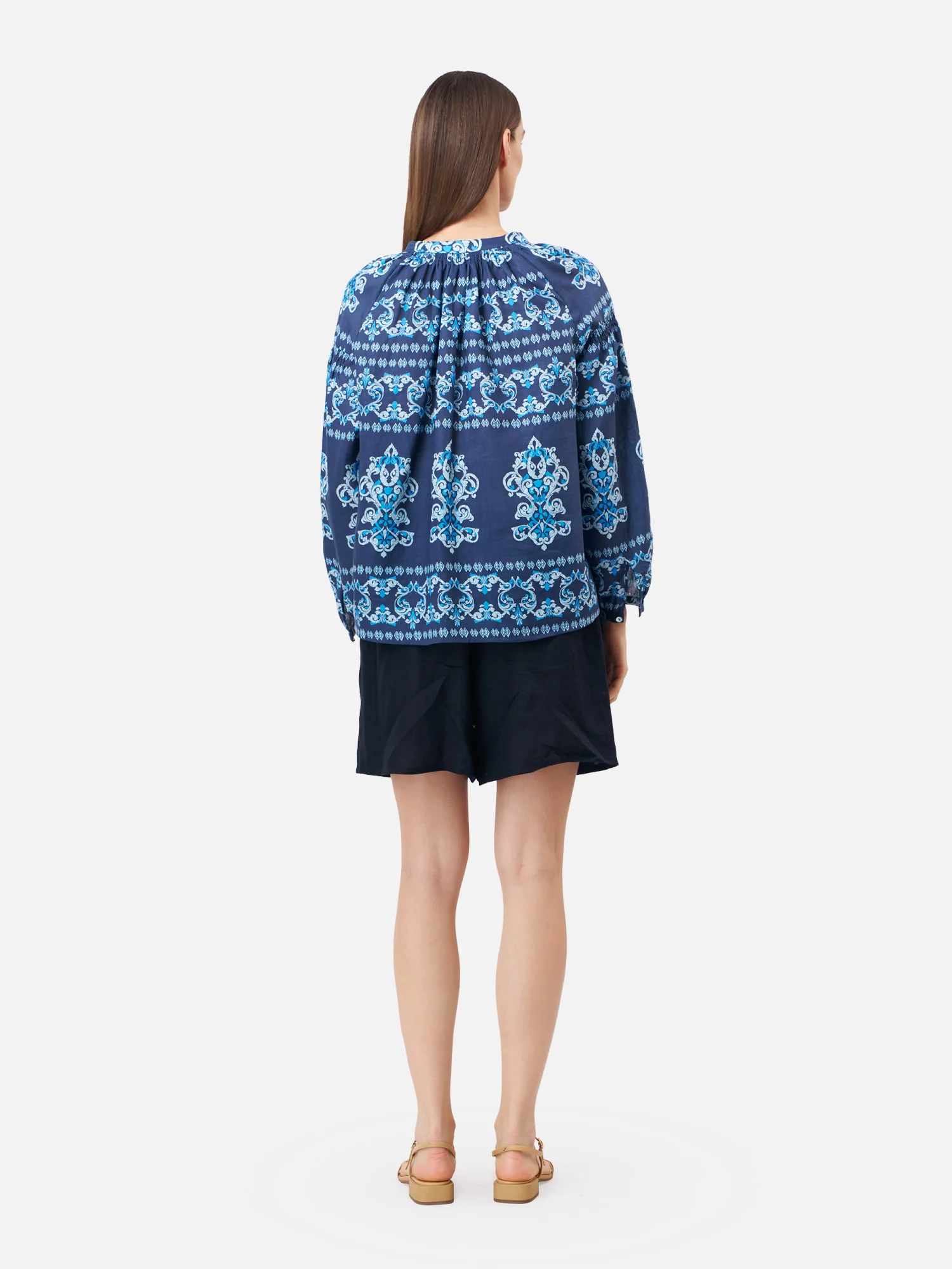 Indian Ancient Raglan Blouse - Image 5