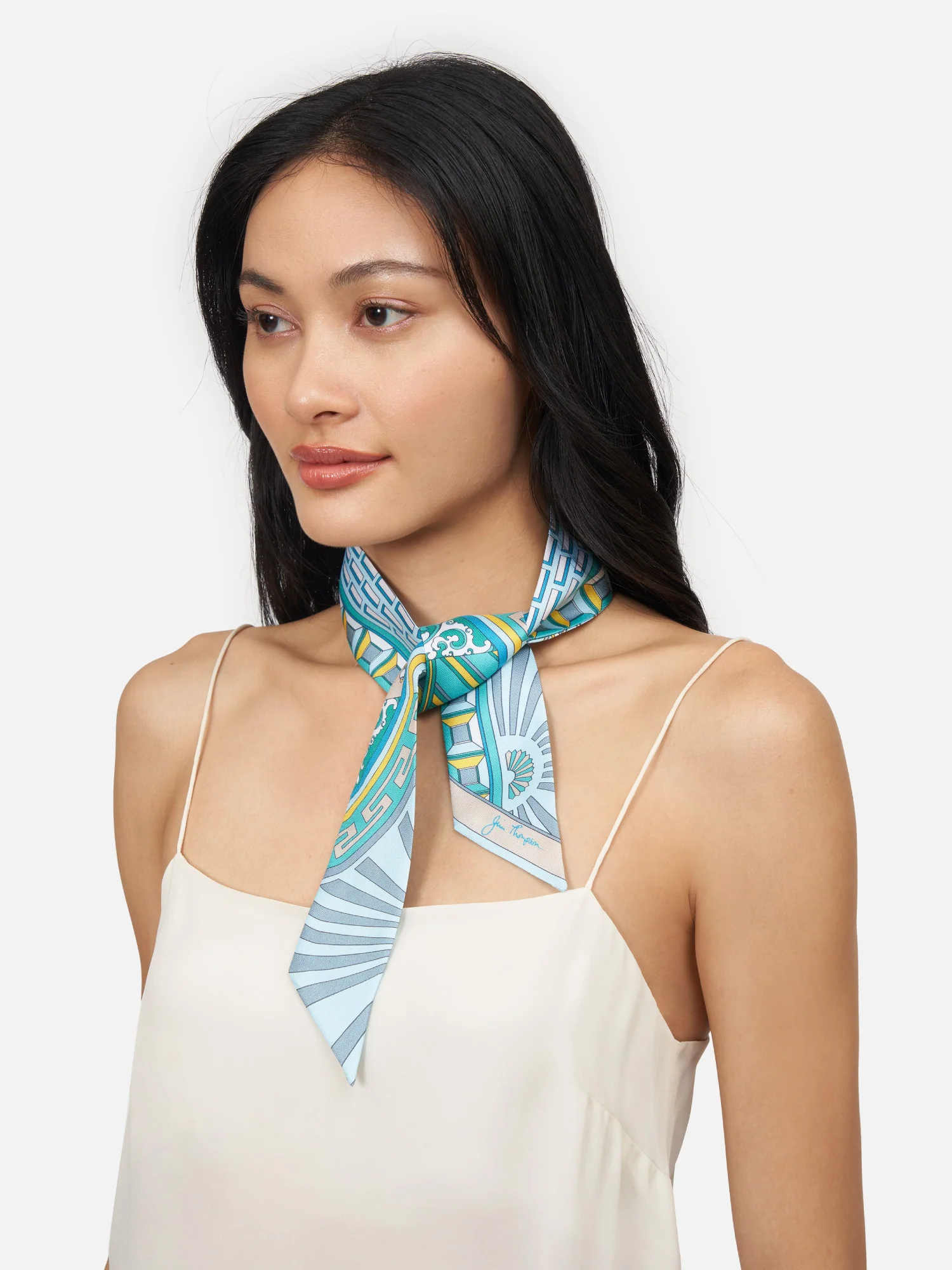 Jim Thompson House Silk Twill Scarf - Image 2