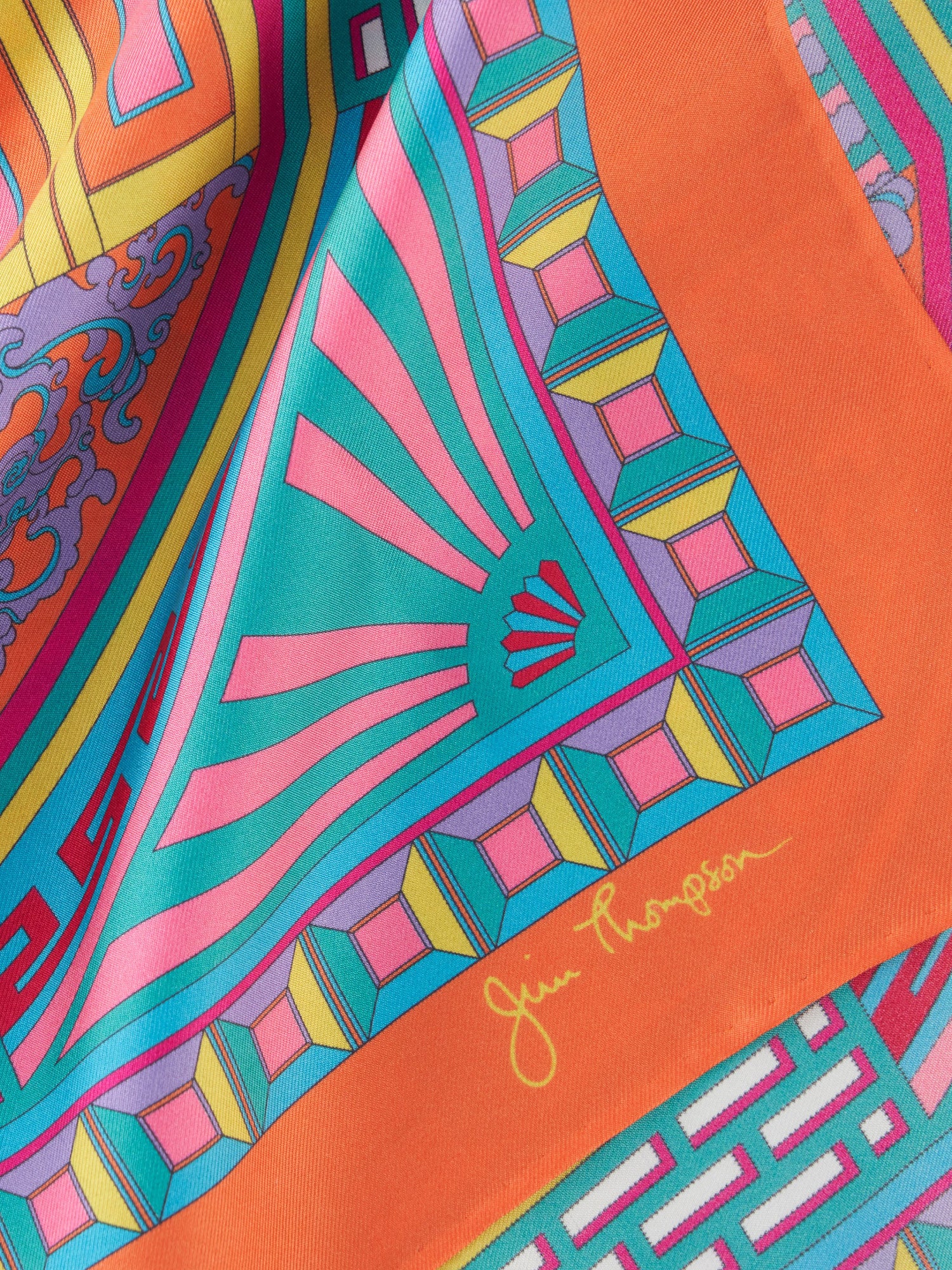 Jim Thompson House Silk Twill Scarf - Image 2