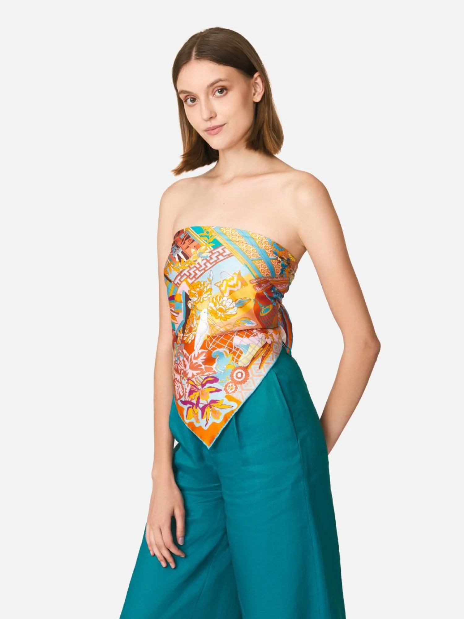 Jim Thompson Surawong Silk Twill Scarf - Image 2