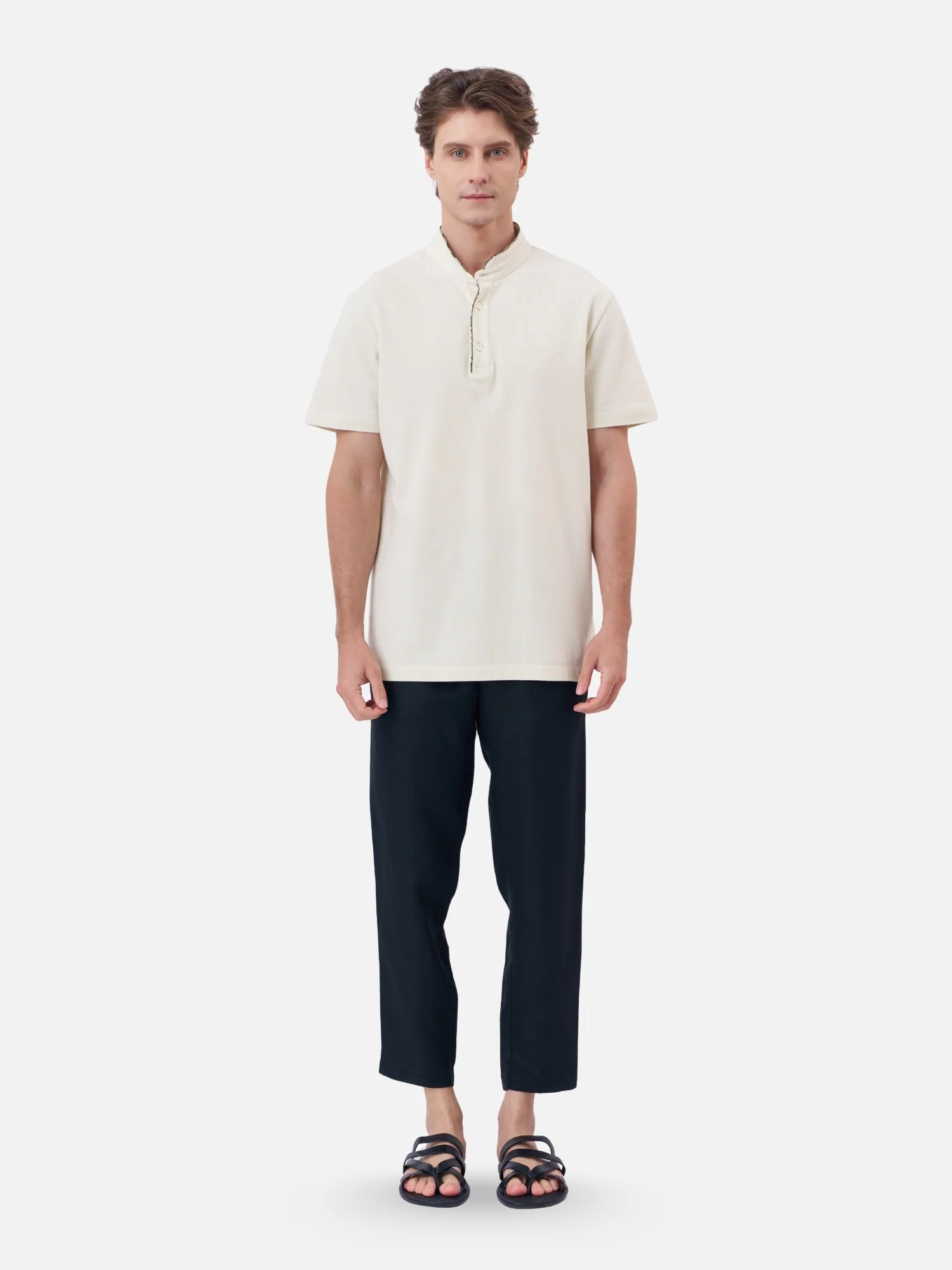 Kosum Mandarin Collar Polo - Image 4