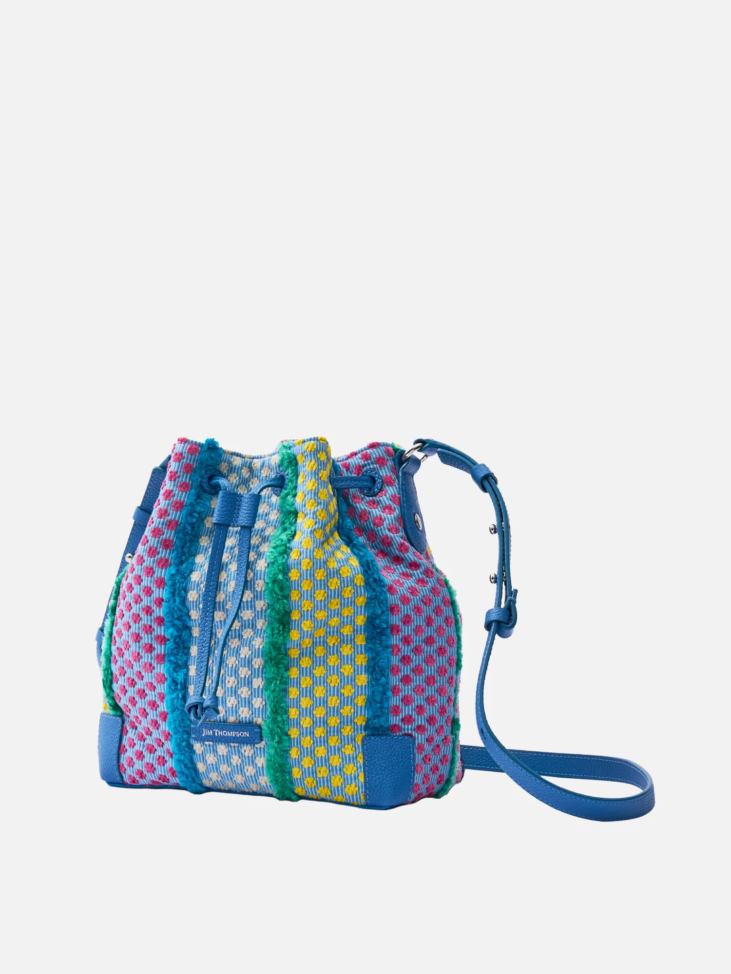 Kradumthong Chenille Bolo Drawstring Bag - Image 2
